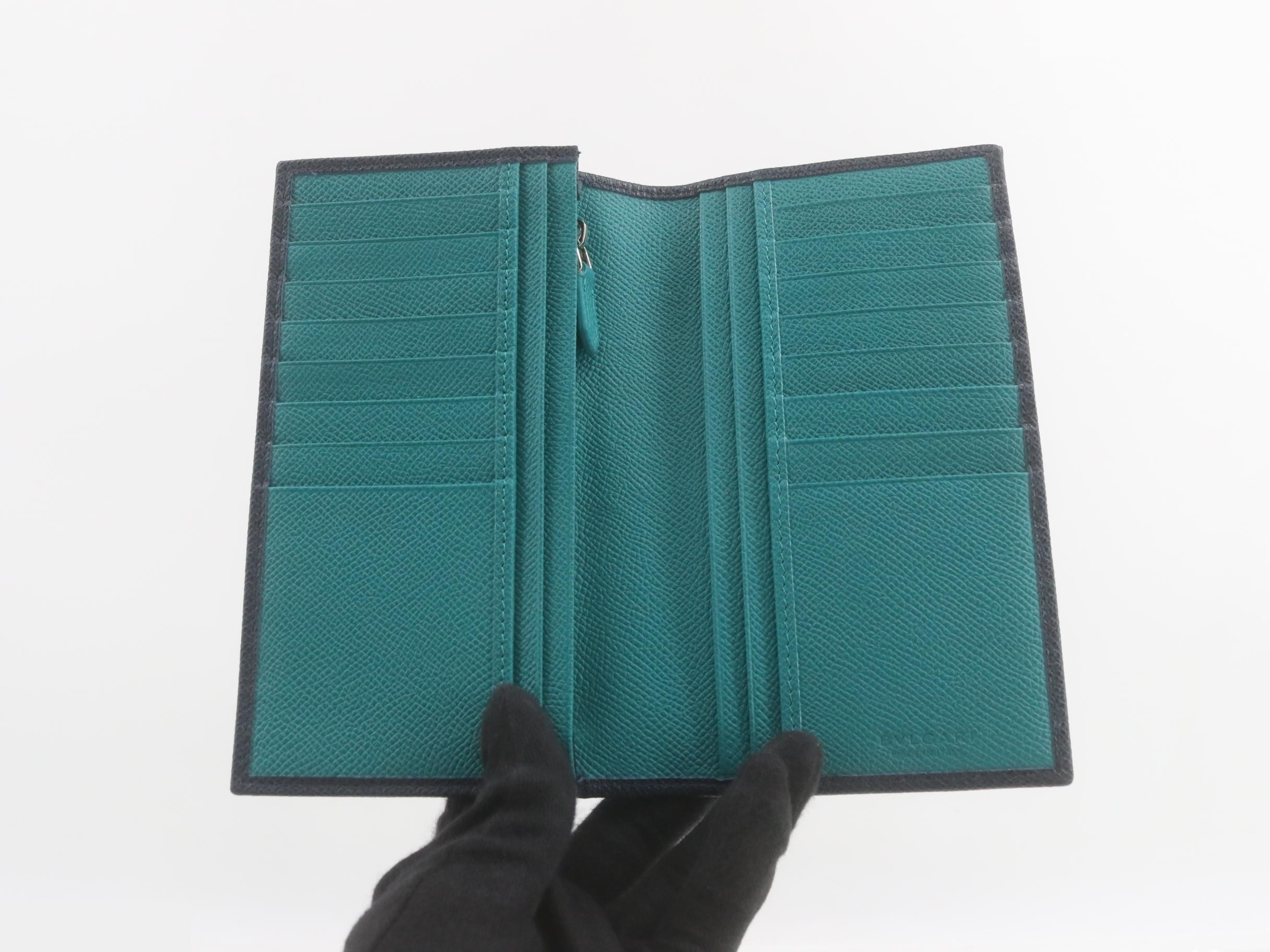 Man long wallet, unused, blue. — view 4