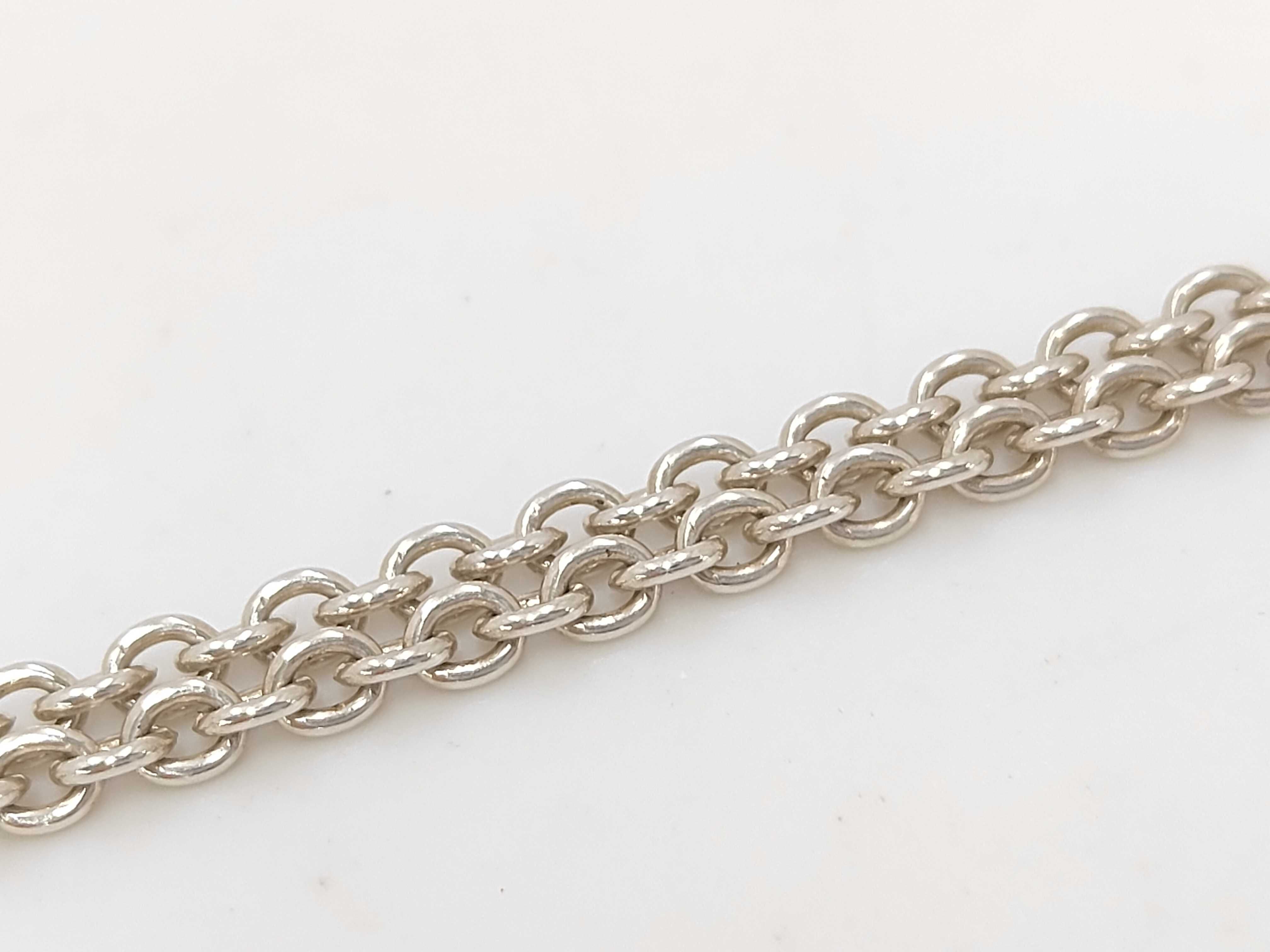 necklace, curb chain, silver, Italian made, 50.0cm necklace — view 3