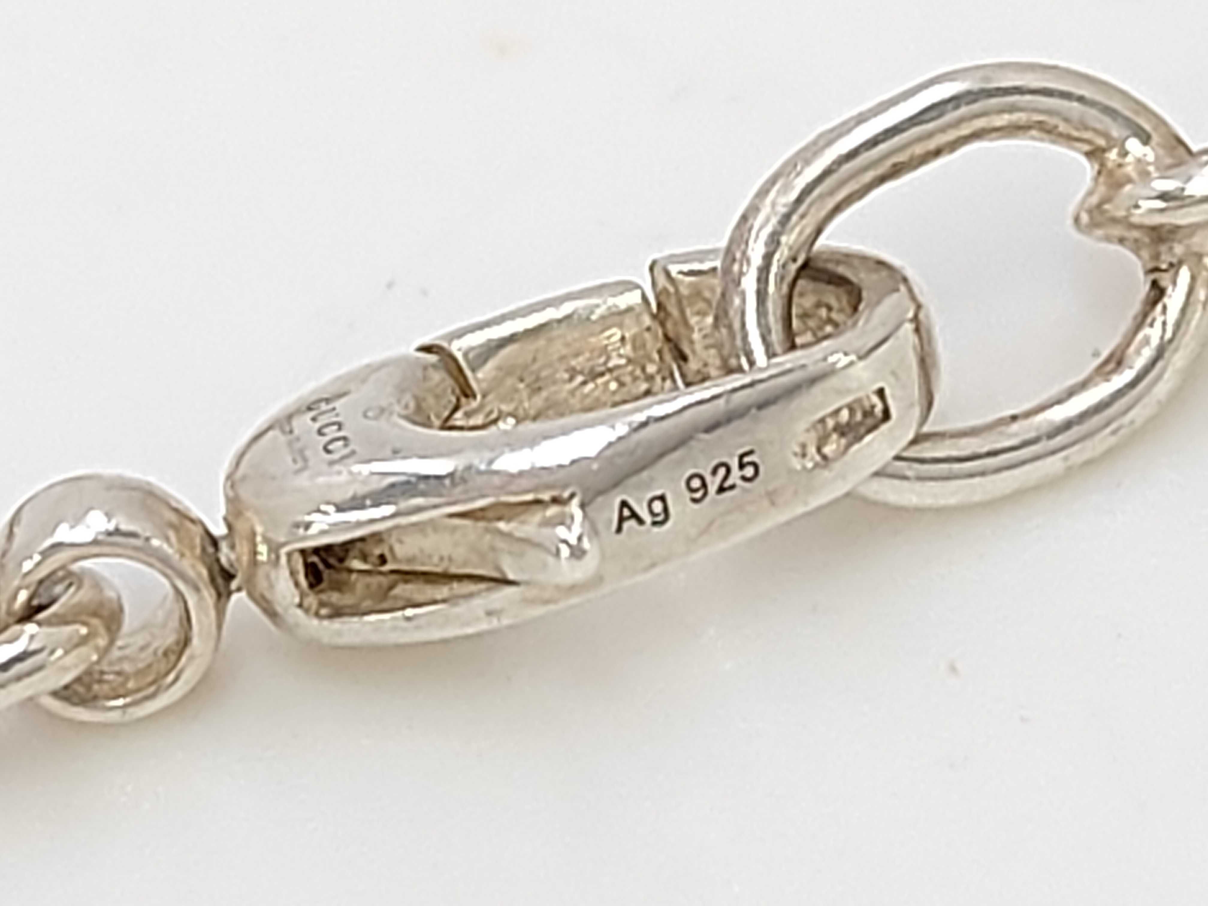 necklace, curb chain, silver, Italian made, 50.0cm necklace — view 5