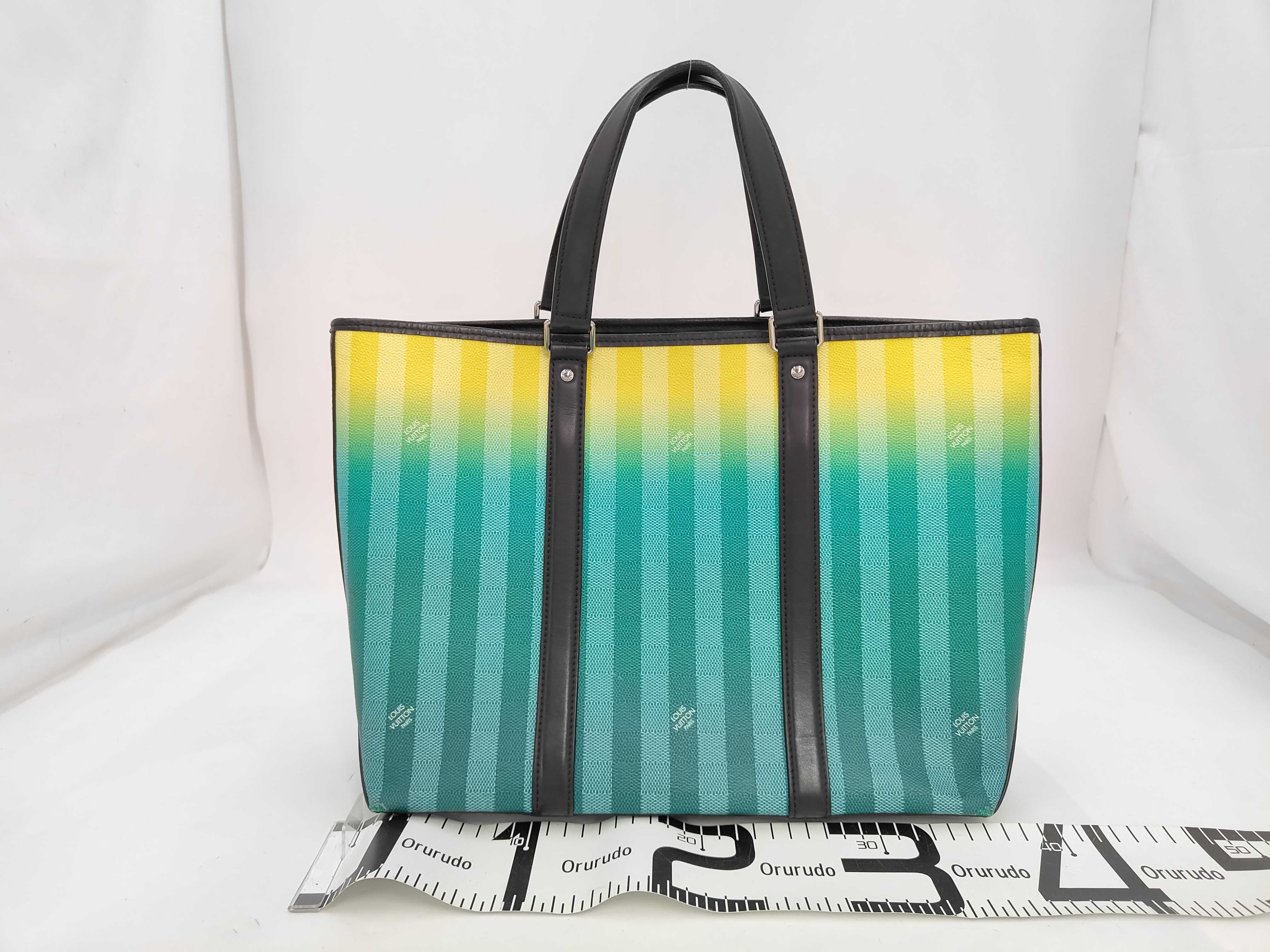 LV Damier Stripe Weekend Tote PM M59919 RFID Tote Bag — view 2