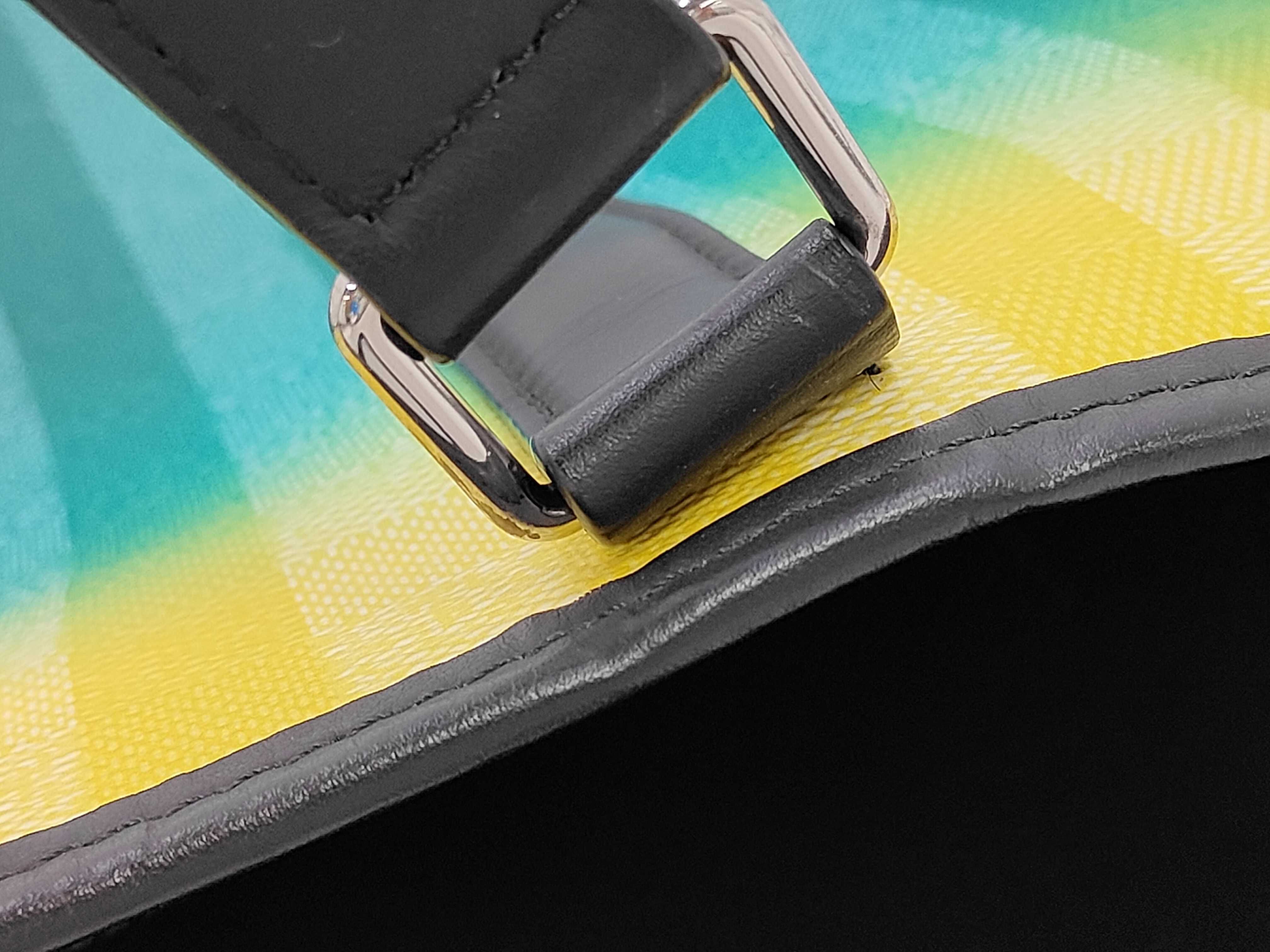 LV Damier Stripe Weekend Tote PM M59919 RFID Tote Bag — view 7