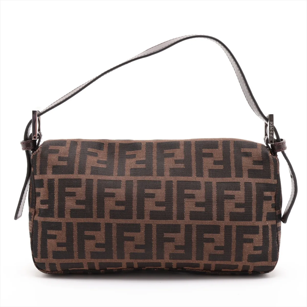 Zucca Mamma Bucket 26424 Canvas x Leather Shoulder Bag Brown — view 2