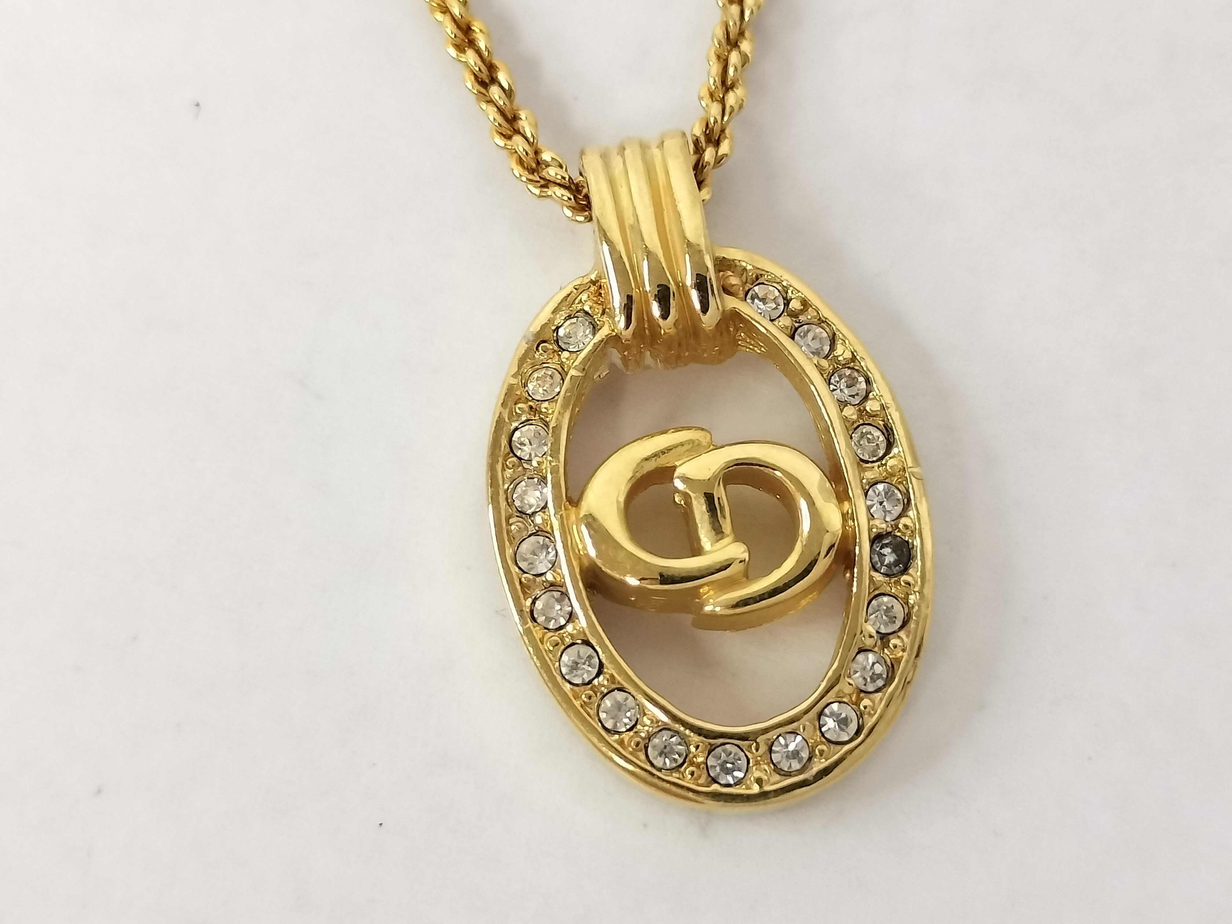 Gold Logo Necklace — view 2