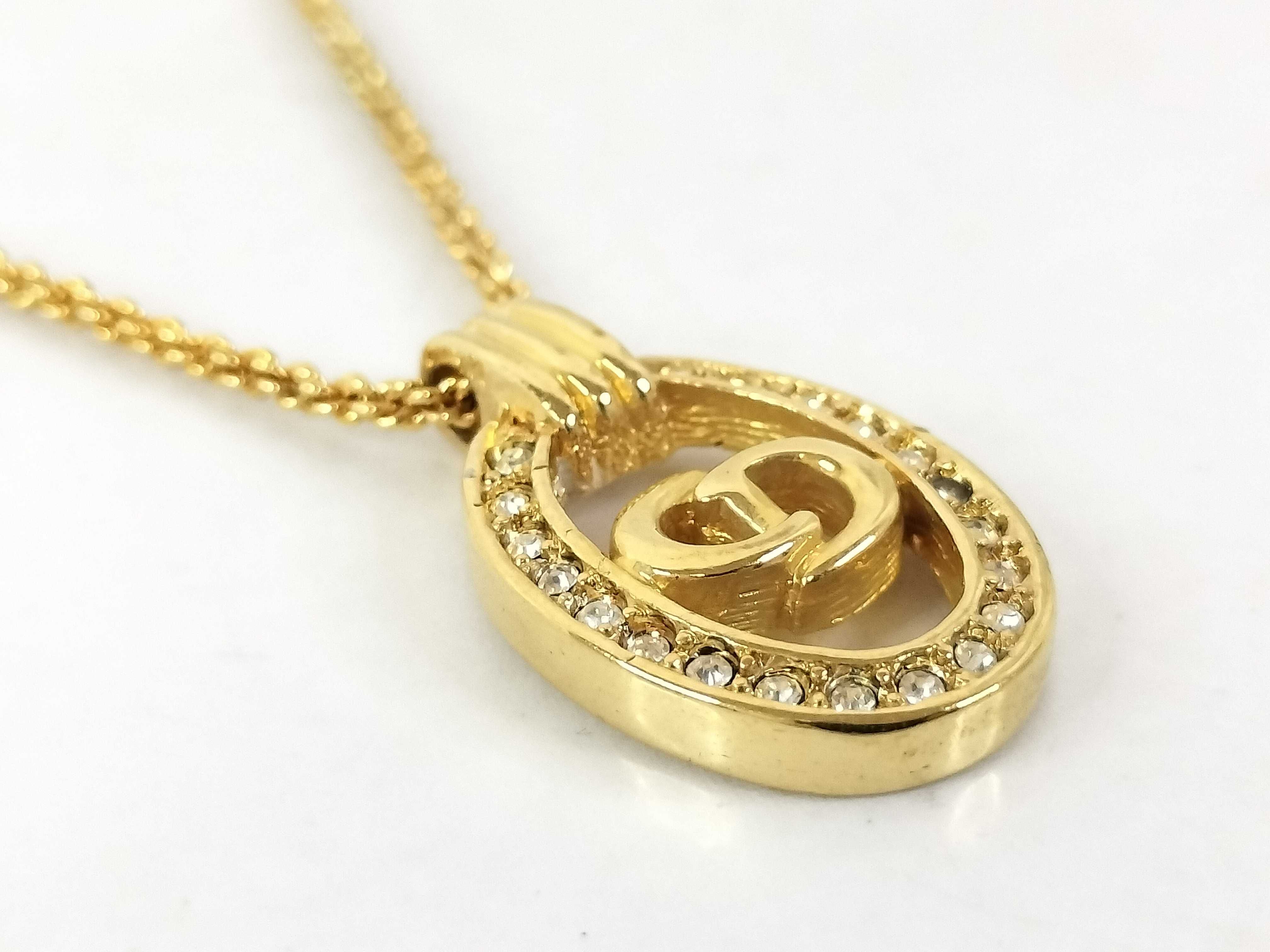 Gold Logo Necklace — view 3