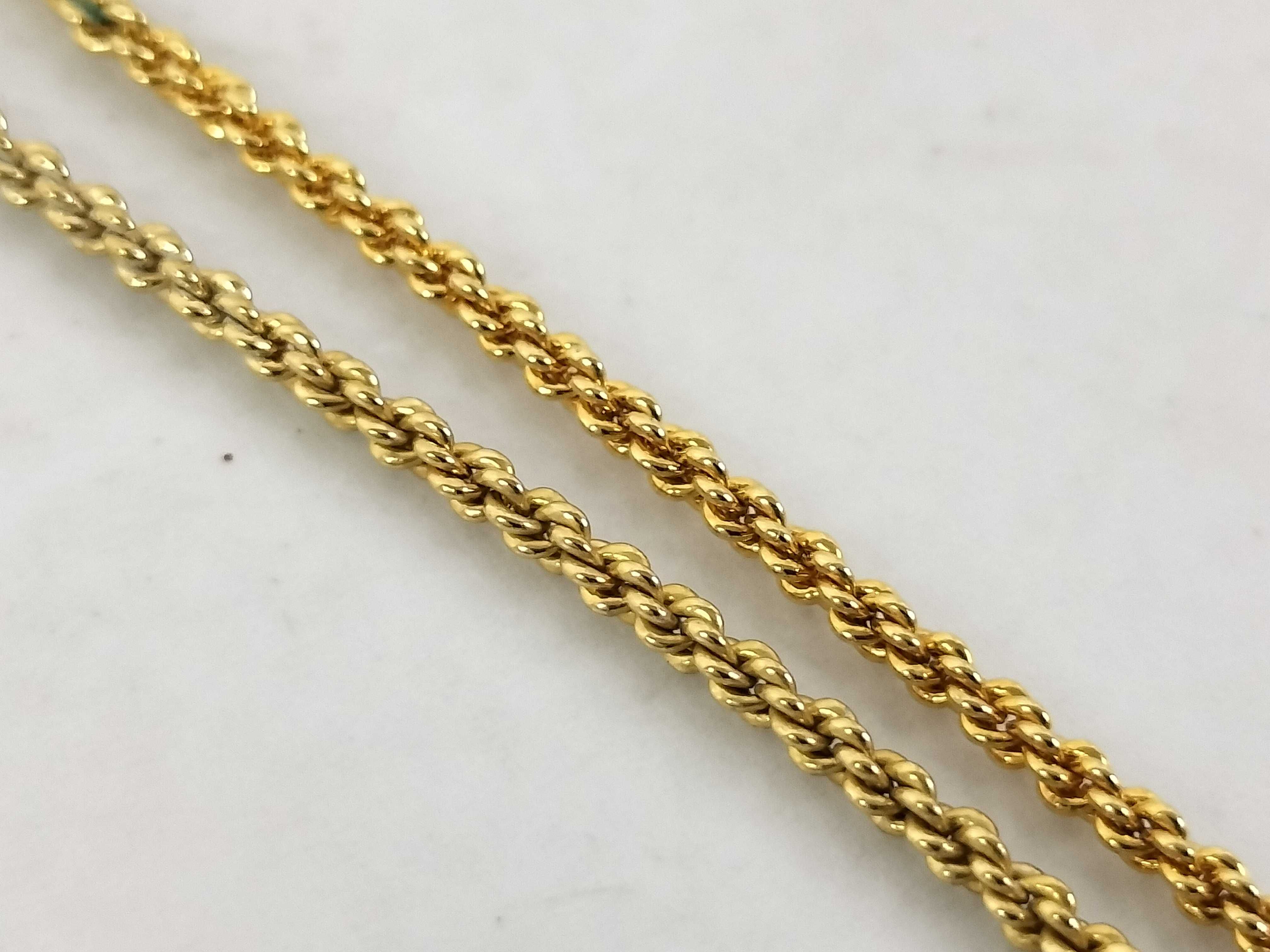 Gold Logo Necklace — view 6