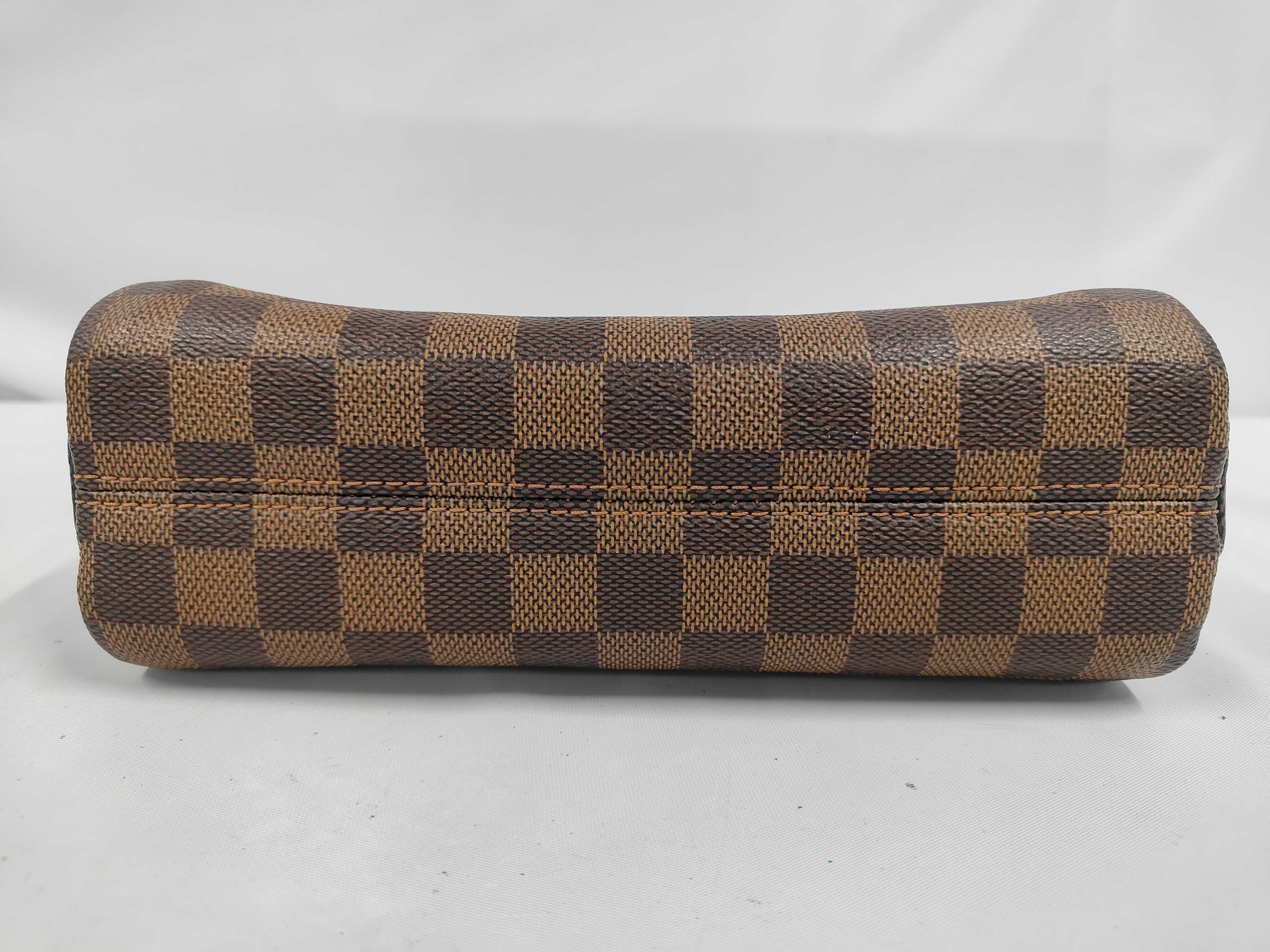 LV Croisette Damier Ebene Coated Canvas x Calf Leather Handbag — view 3