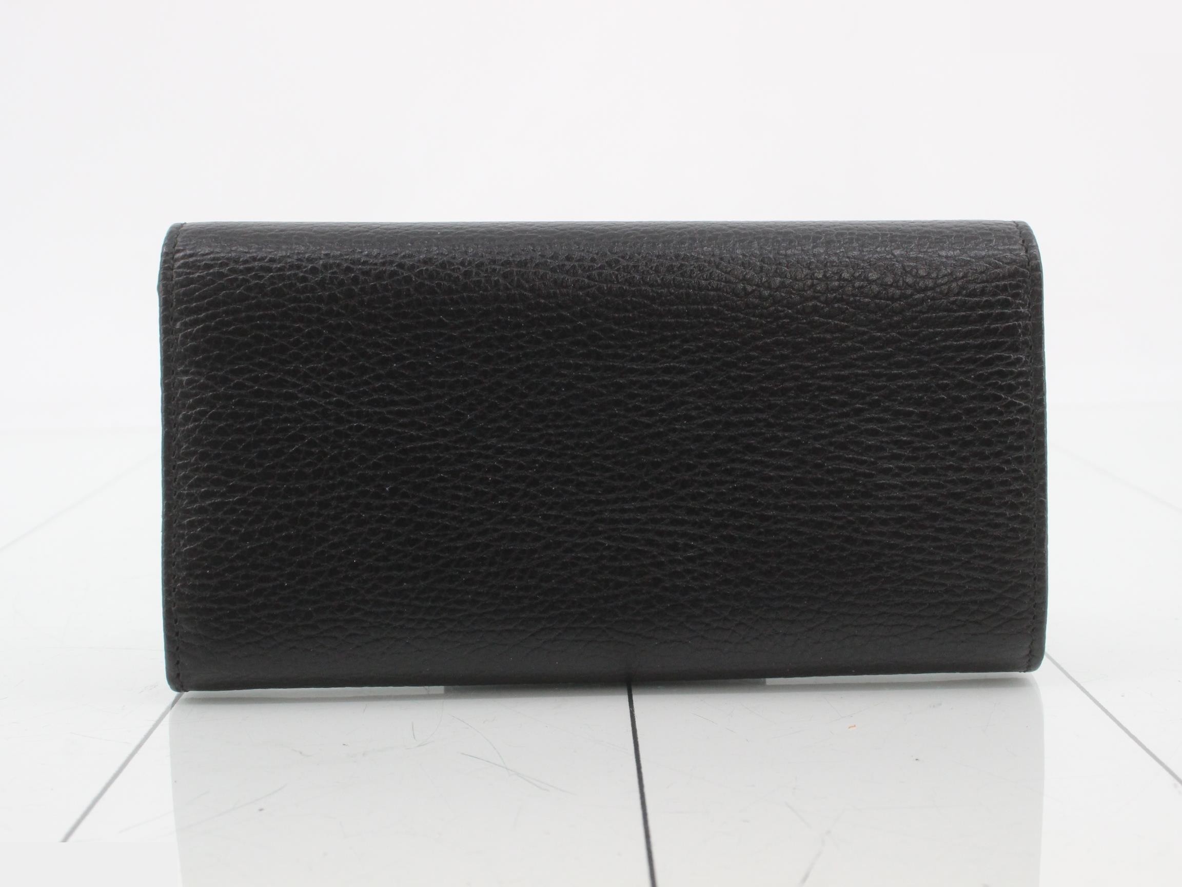 GG Marmont Leather Continental Wallet, Unused — view 2