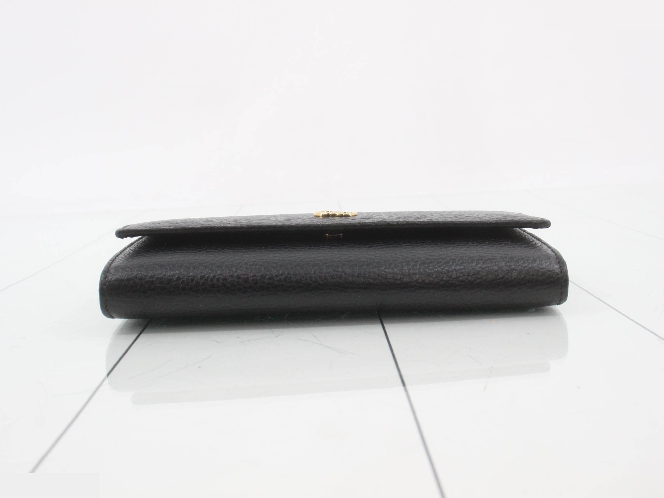 GG Marmont Leather Continental Wallet, Unused — view 3