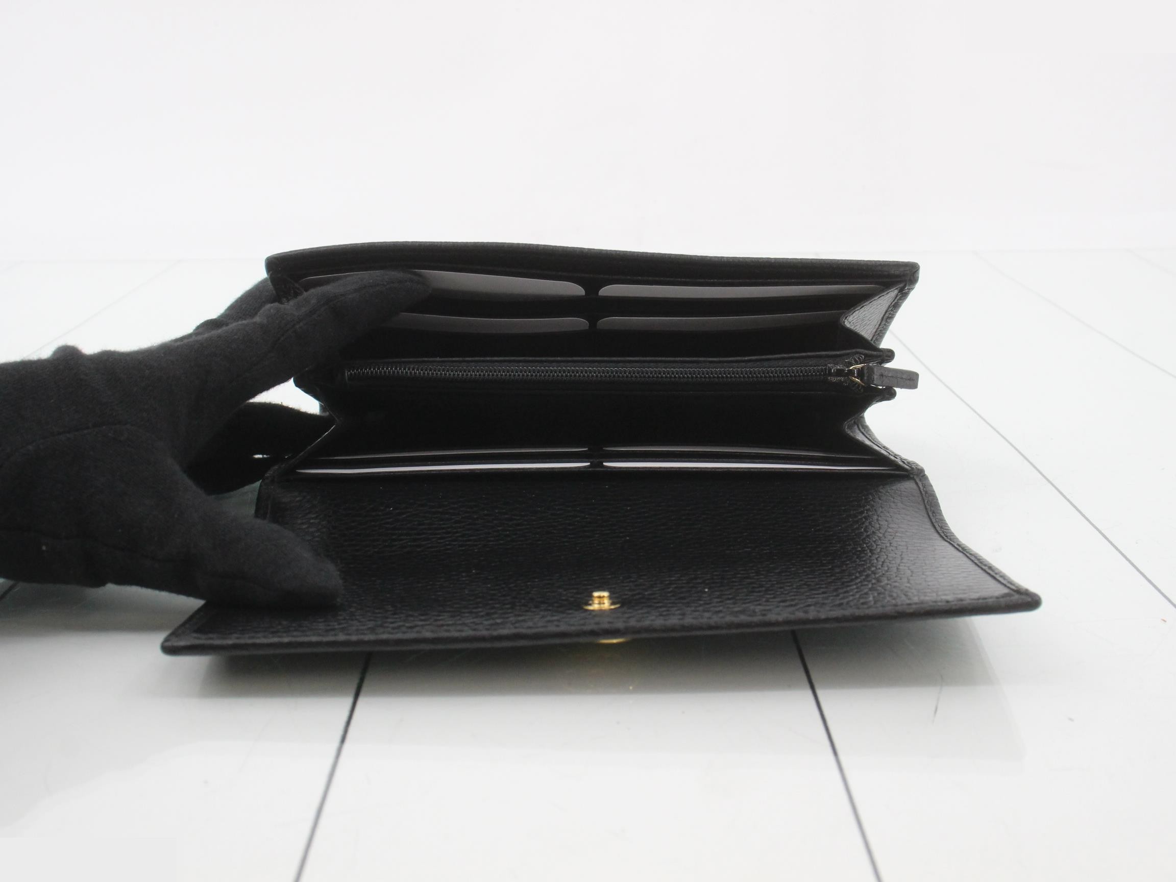 GG Marmont Leather Continental Wallet, Unused — view 4