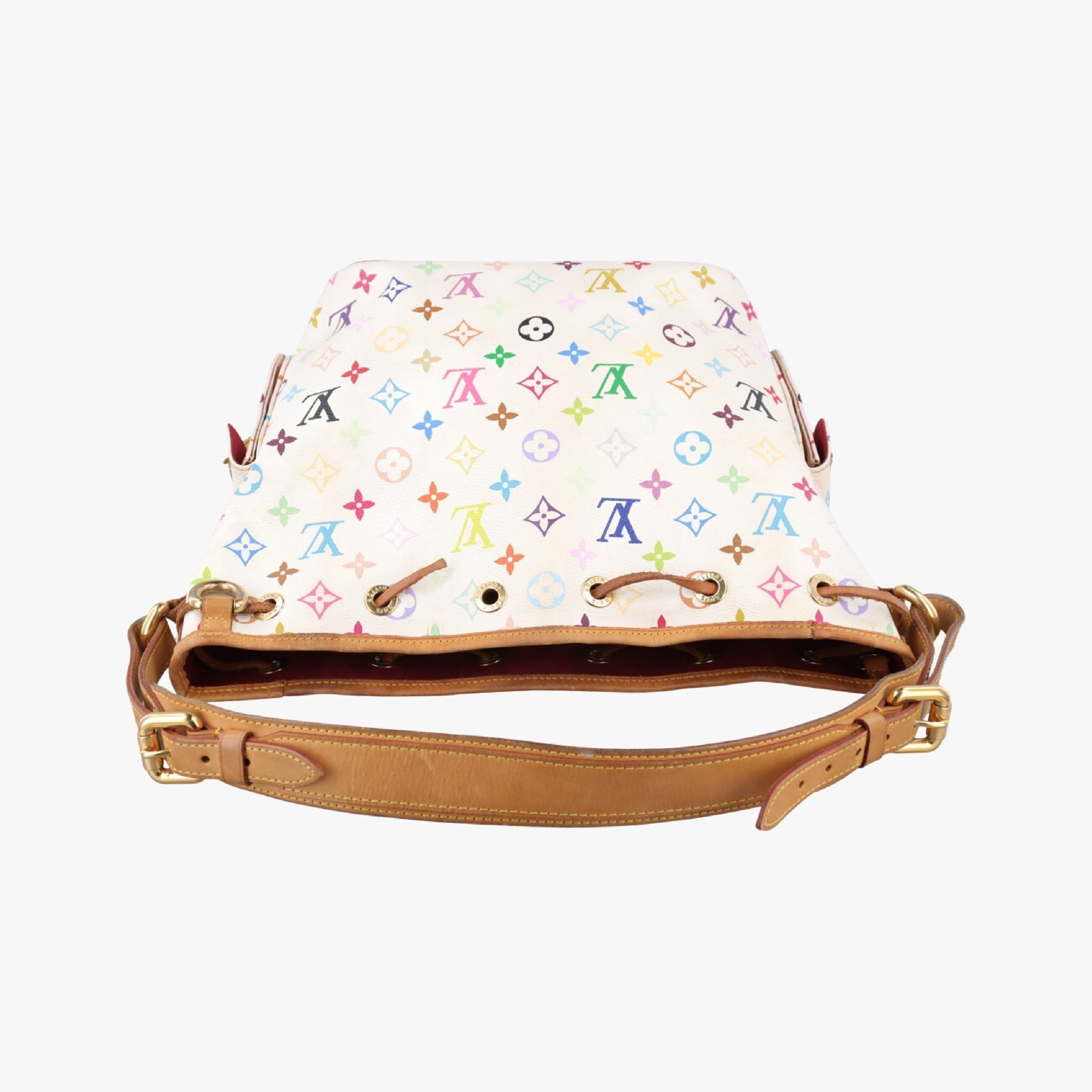 Petit Noé Blanc Monogram Multicolor M42229 CA4410 Shoulder Bag — view 5
