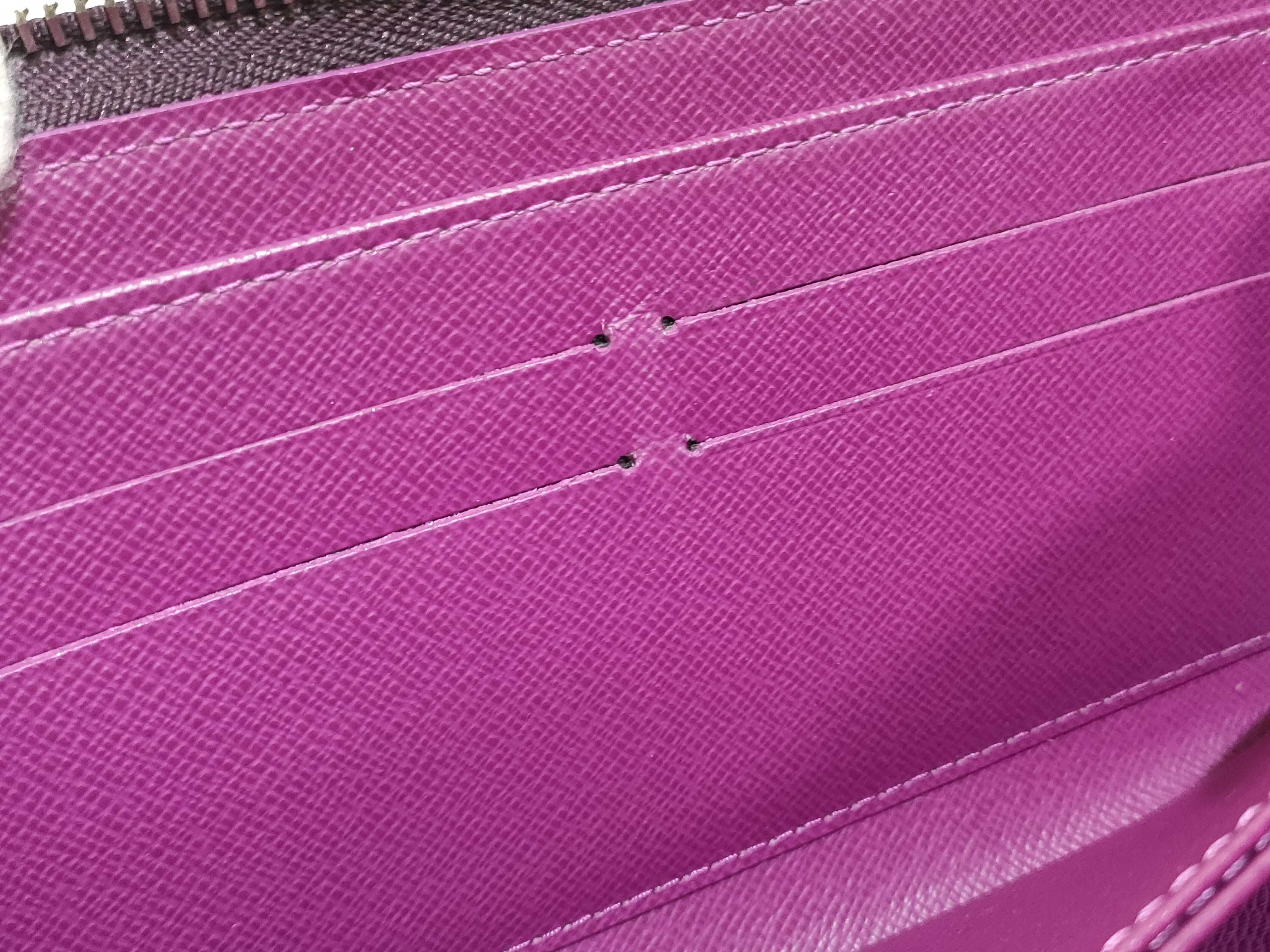 Epi Zippy Wallet Long Wallet Cassis M60434 CA2029 Wallet — view 13