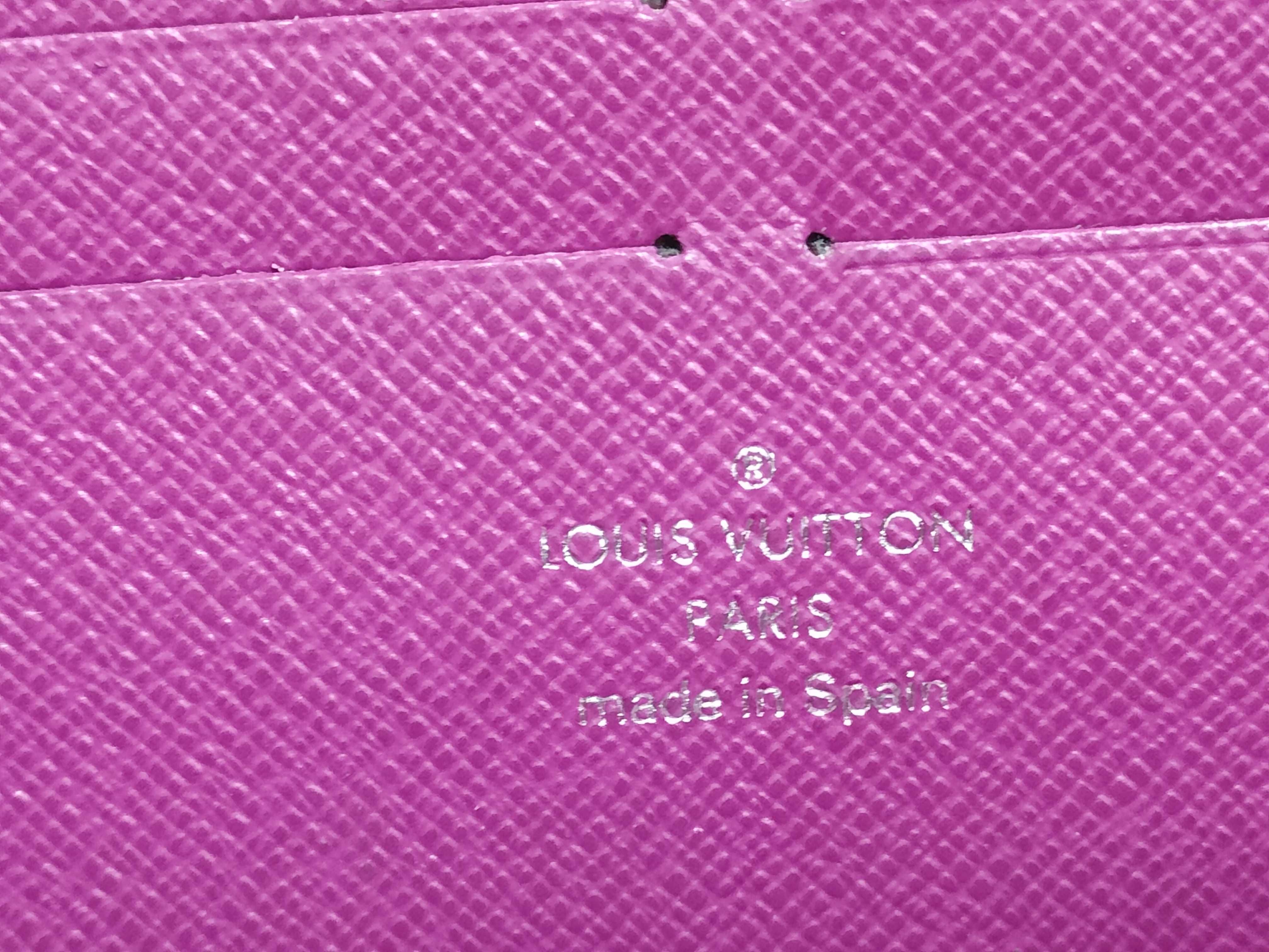 Epi Zippy Wallet Long Wallet Cassis M60434 CA2029 Wallet — view 14