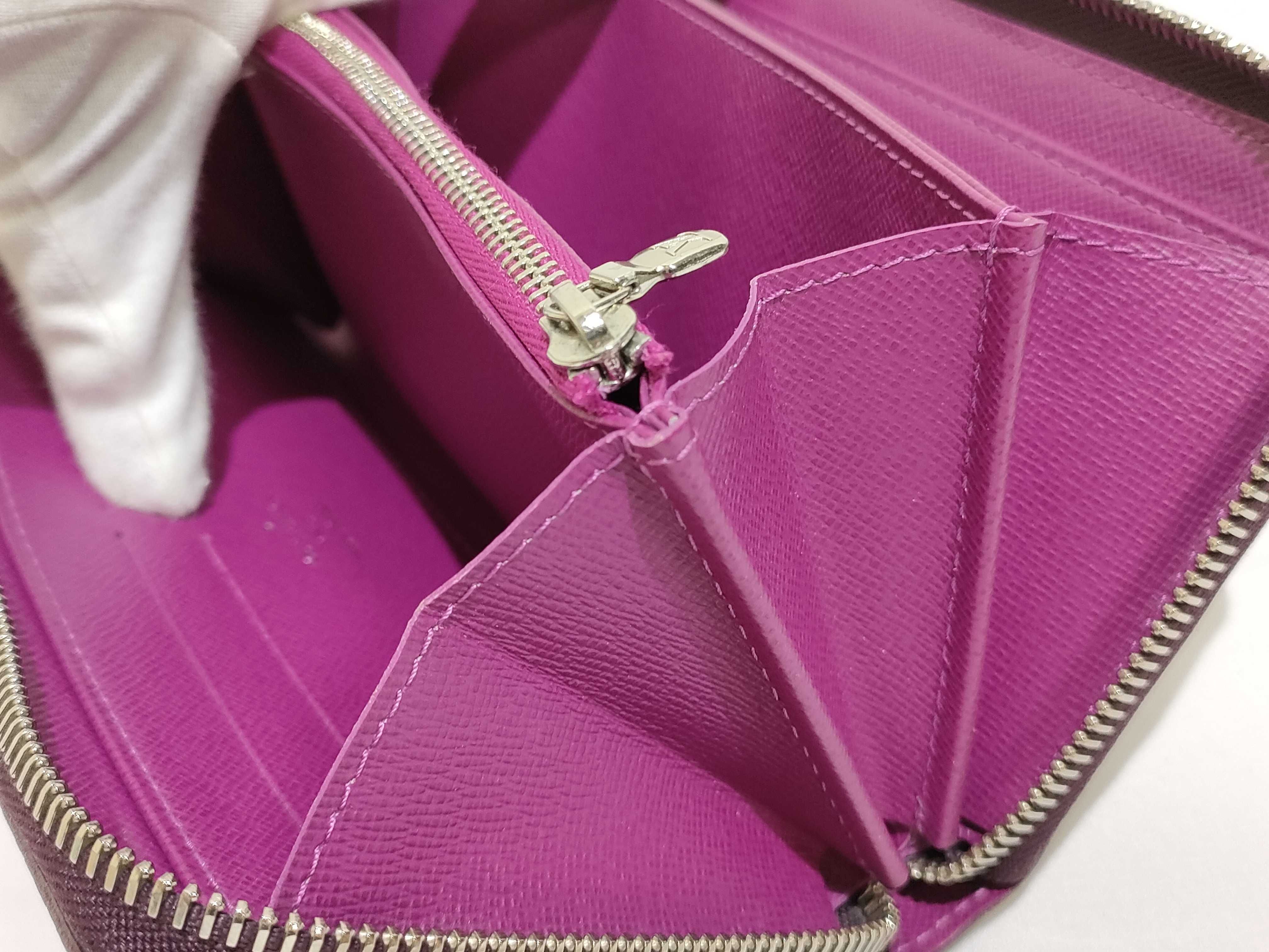 Epi Zippy Wallet Long Wallet Cassis M60434 CA2029 Wallet — view 15