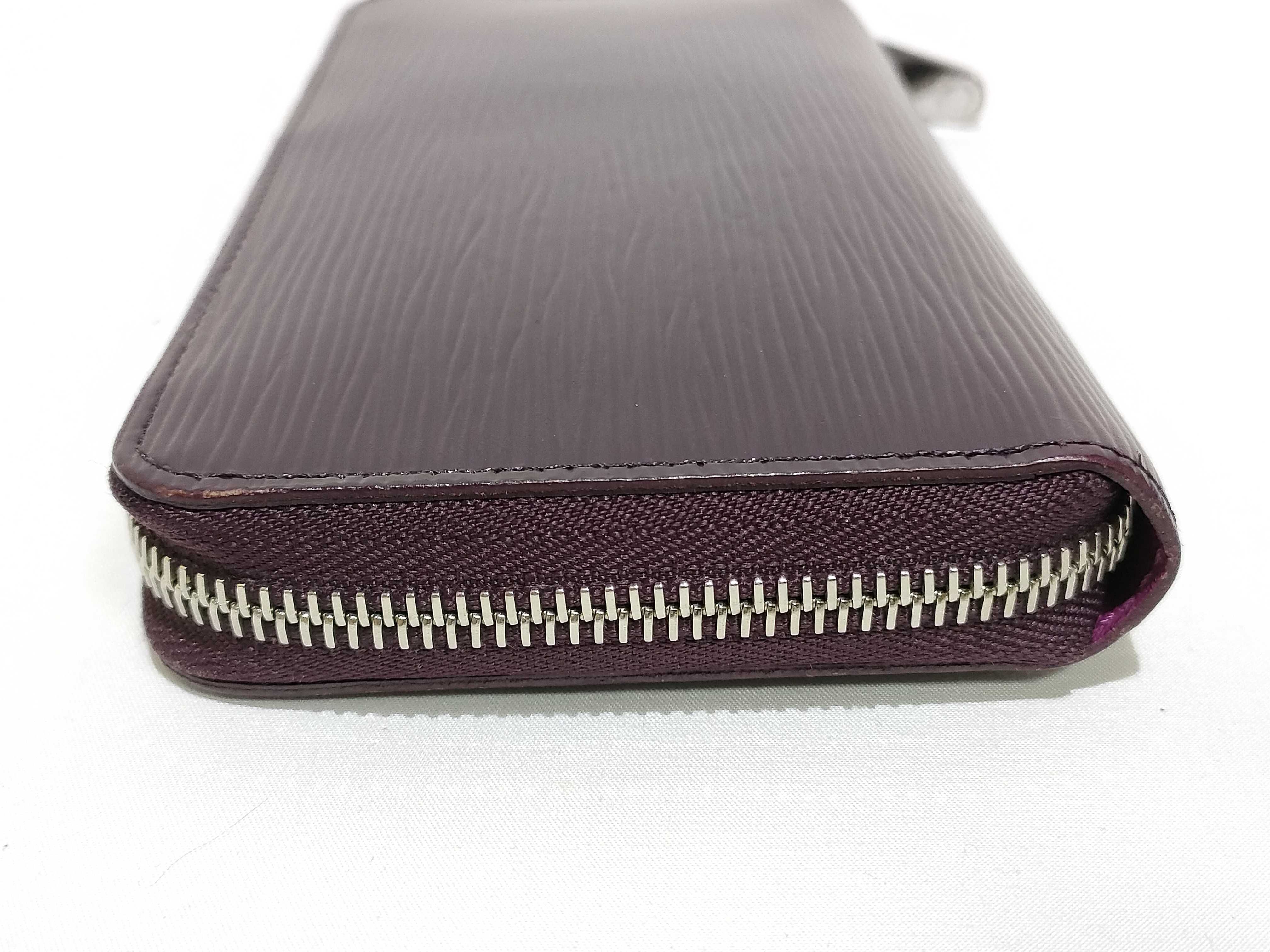 Epi Zippy Wallet Long Wallet Cassis M60434 CA2029 Wallet — view 5