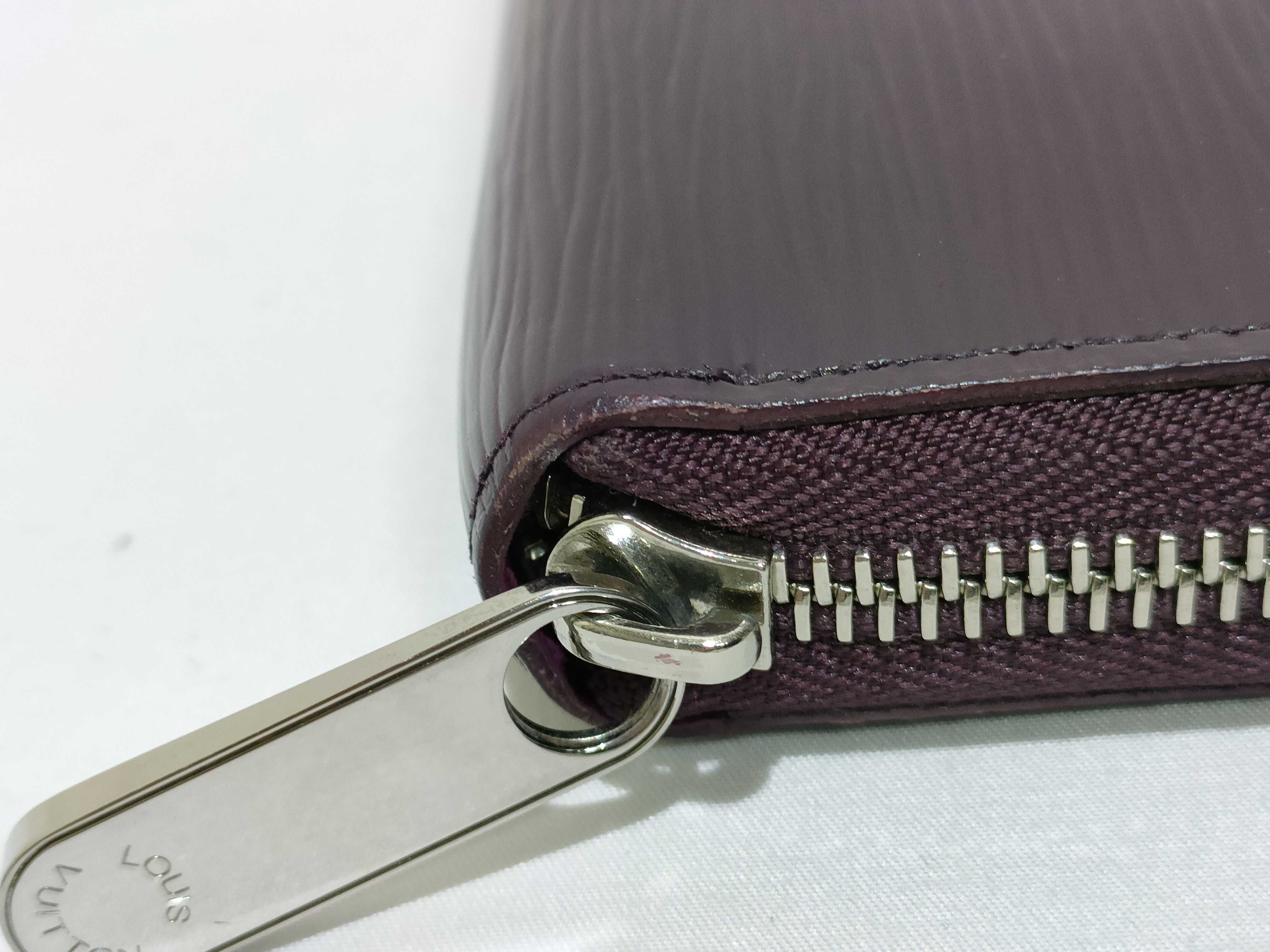 Epi Zippy Wallet Long Wallet Cassis M60434 CA2029 Wallet — view 7