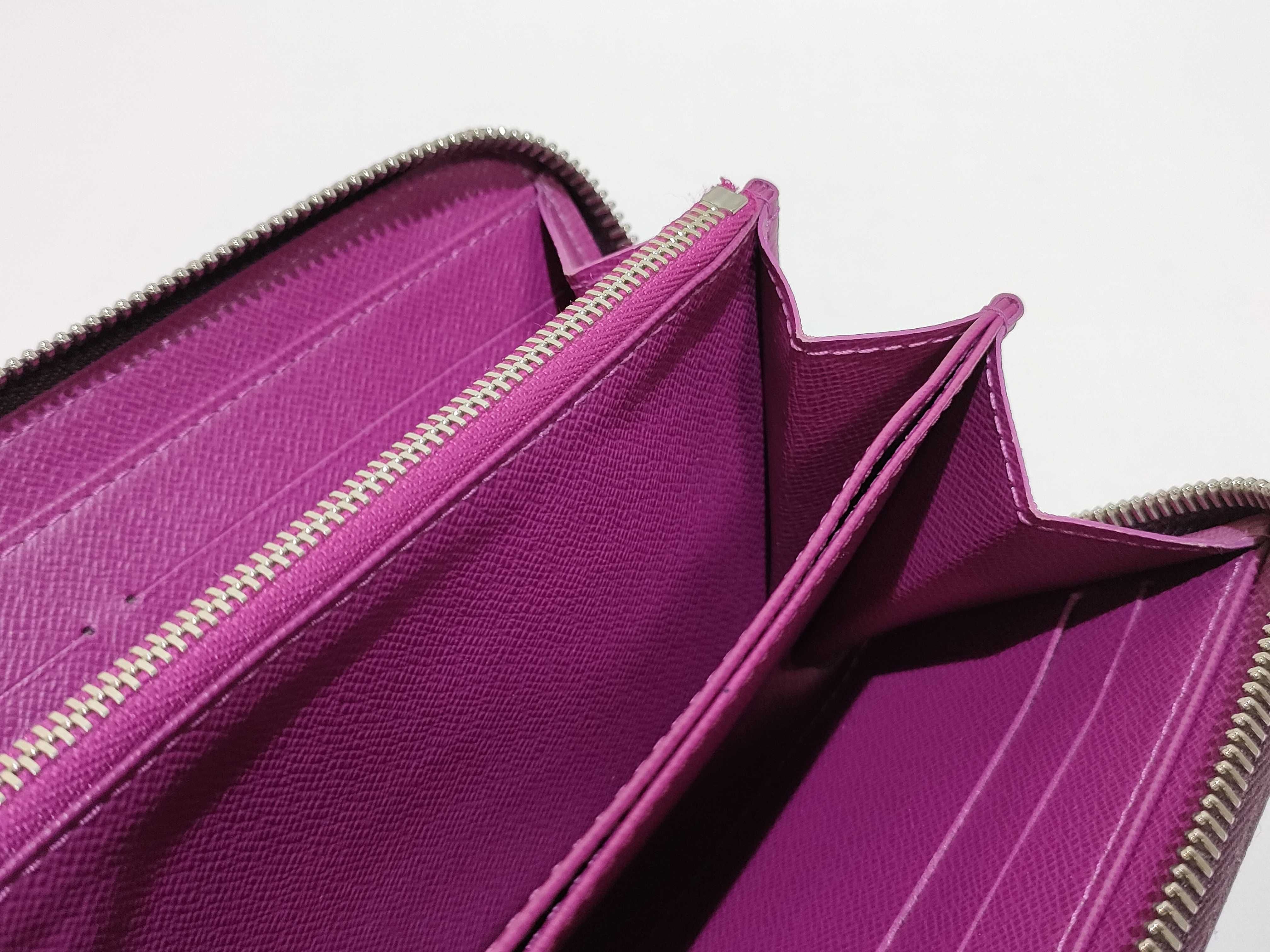 Epi Zippy Wallet Long Wallet Cassis M60434 CA2029 Wallet — view 10