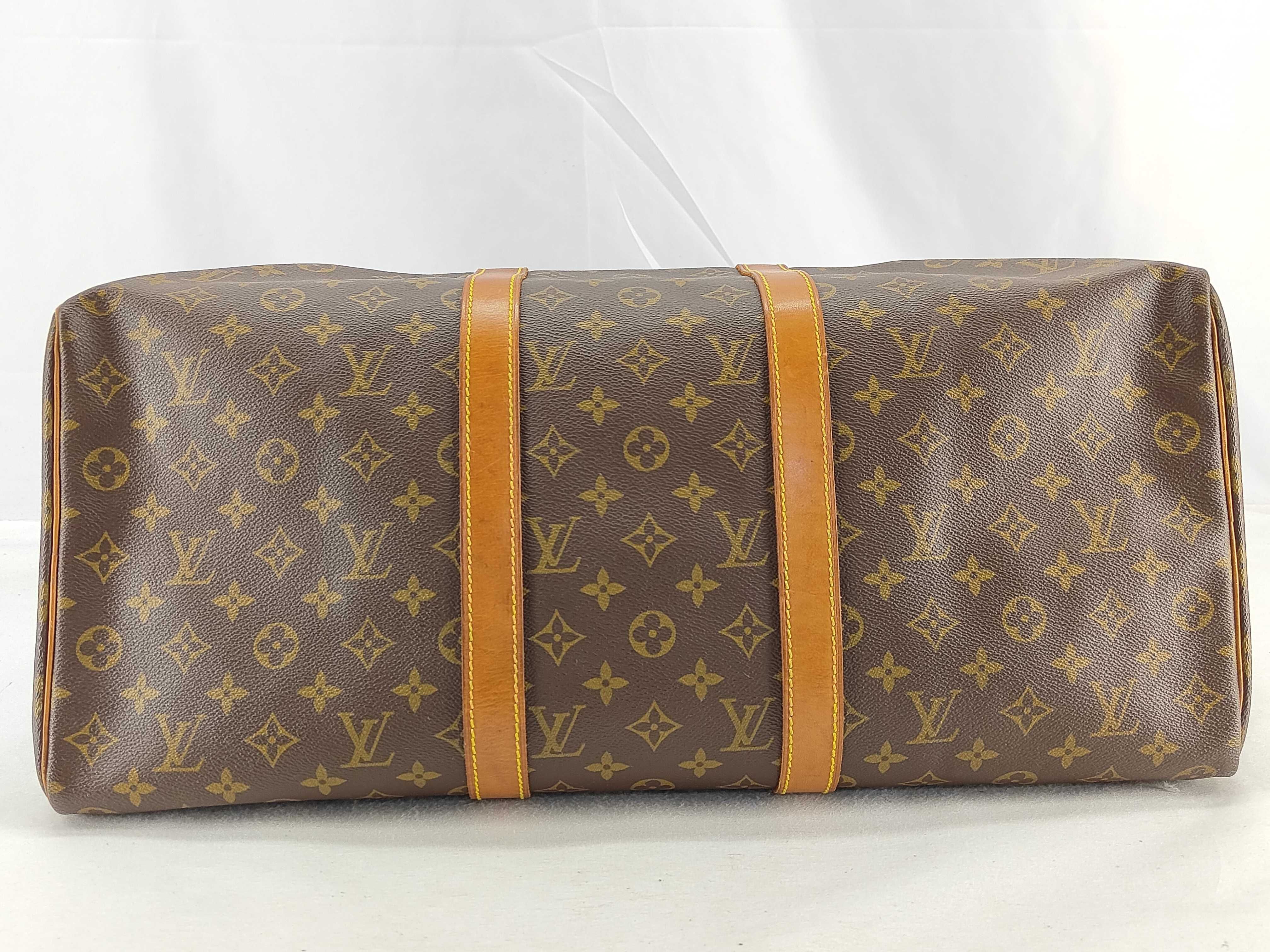 Monogram Vuitton M41426 Keepall 50 Boston Bag Monogram Canvas Brown Boston Bag — view 11