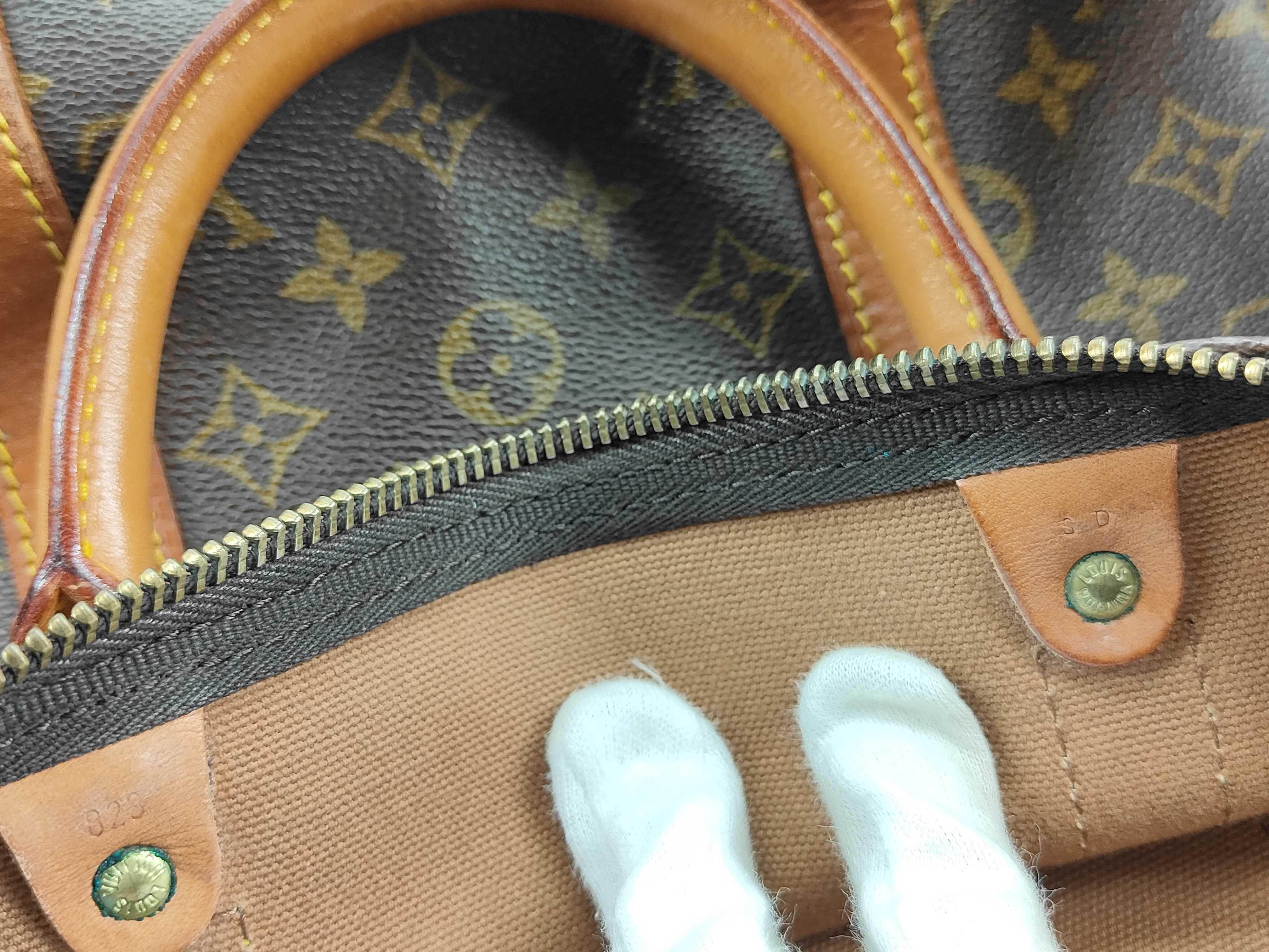 Monogram Vuitton M41426 Keepall 50 Boston Bag Monogram Canvas Brown Boston Bag — view 15
