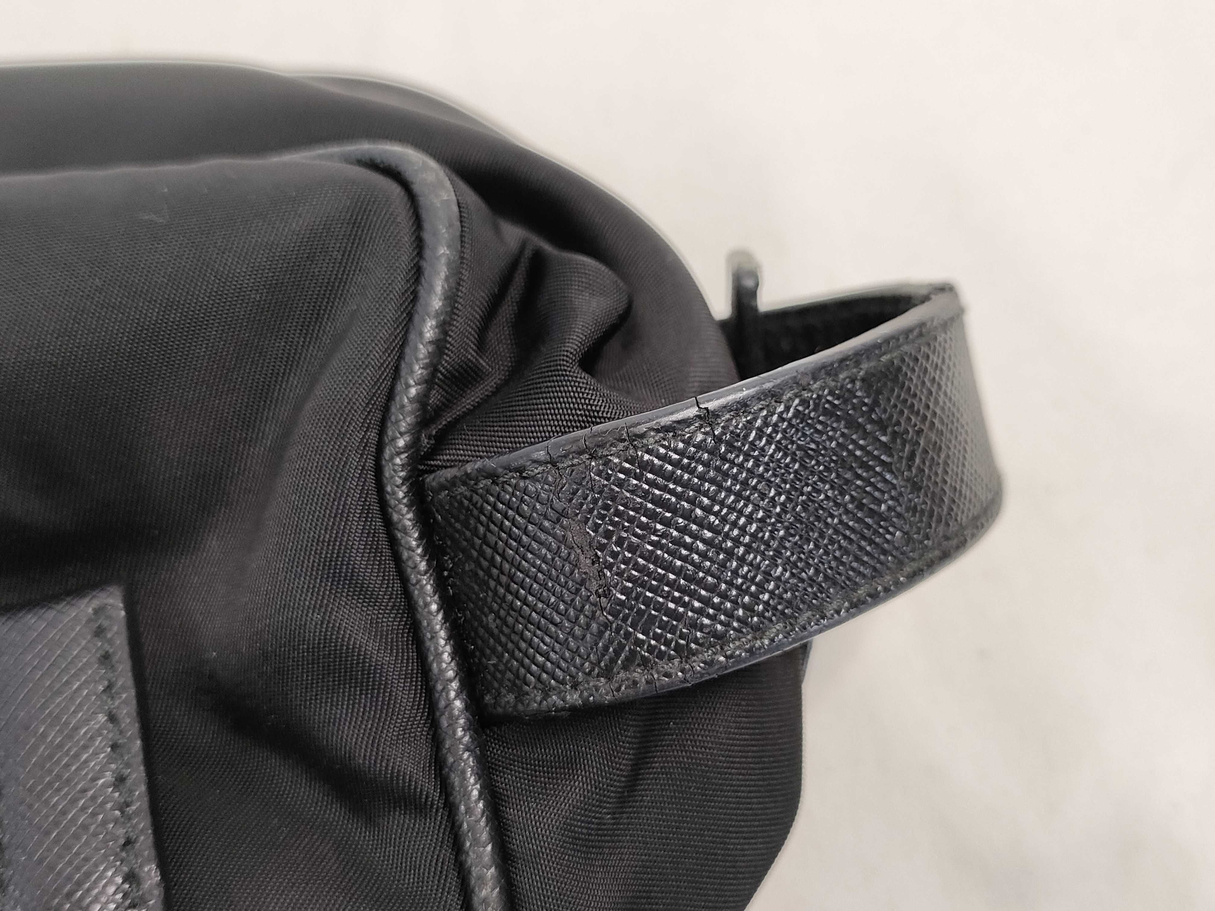Saffiano RE-NYLON Travel Pouch Black Pouch — view 15