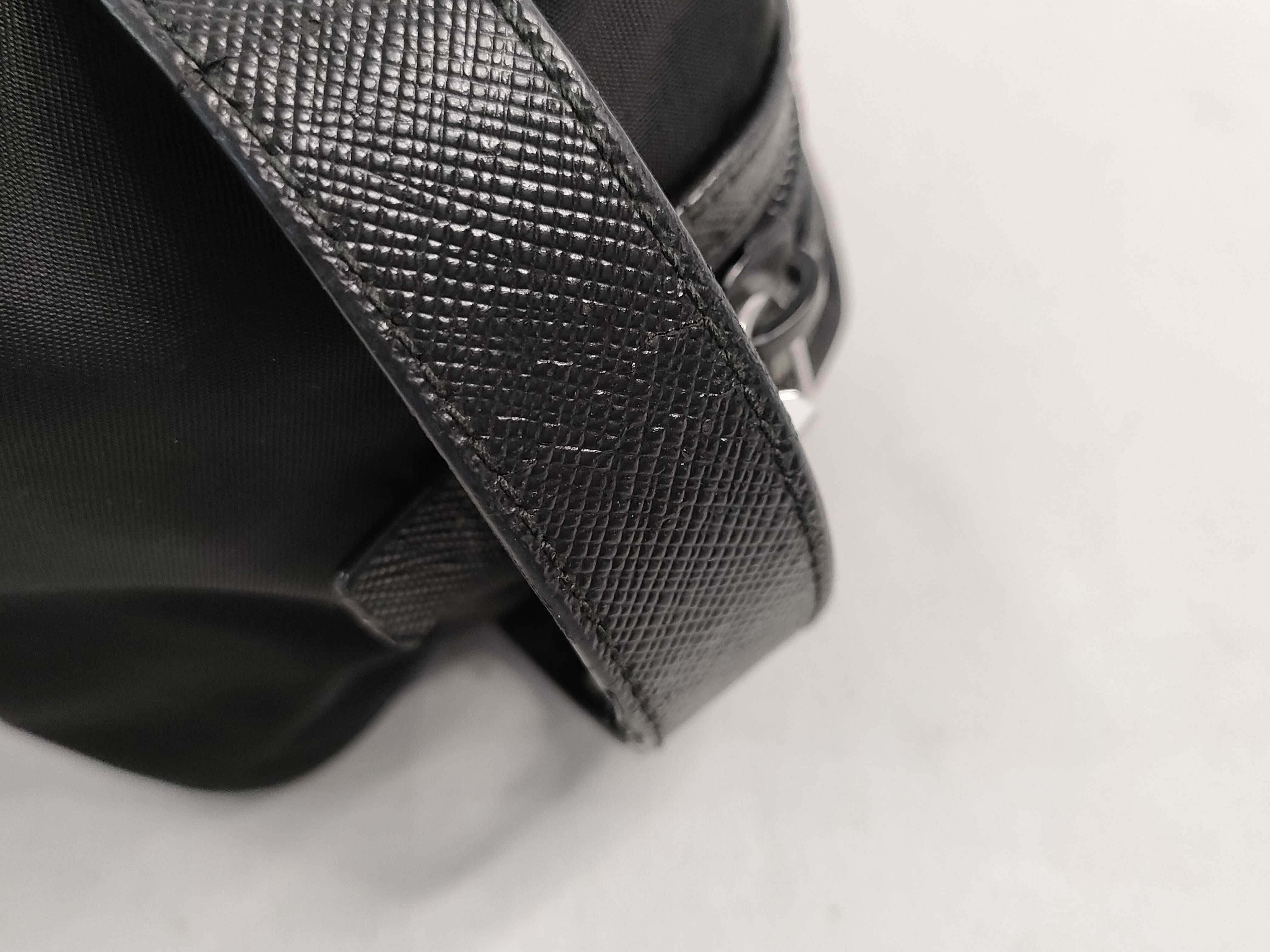 Saffiano RE-NYLON Travel Pouch Black Pouch — view 4