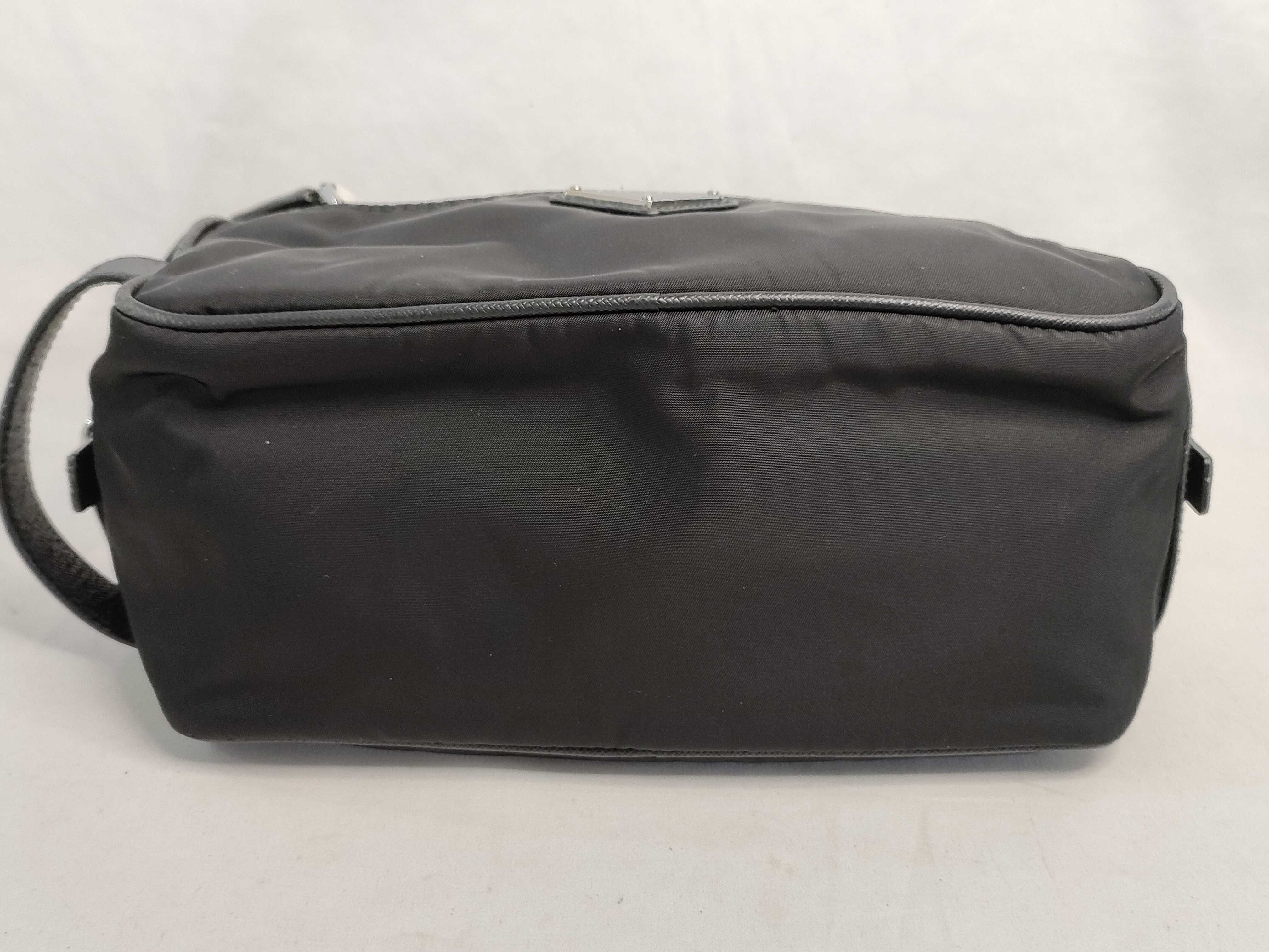 Saffiano RE-NYLON Travel Pouch Black Pouch — view 7