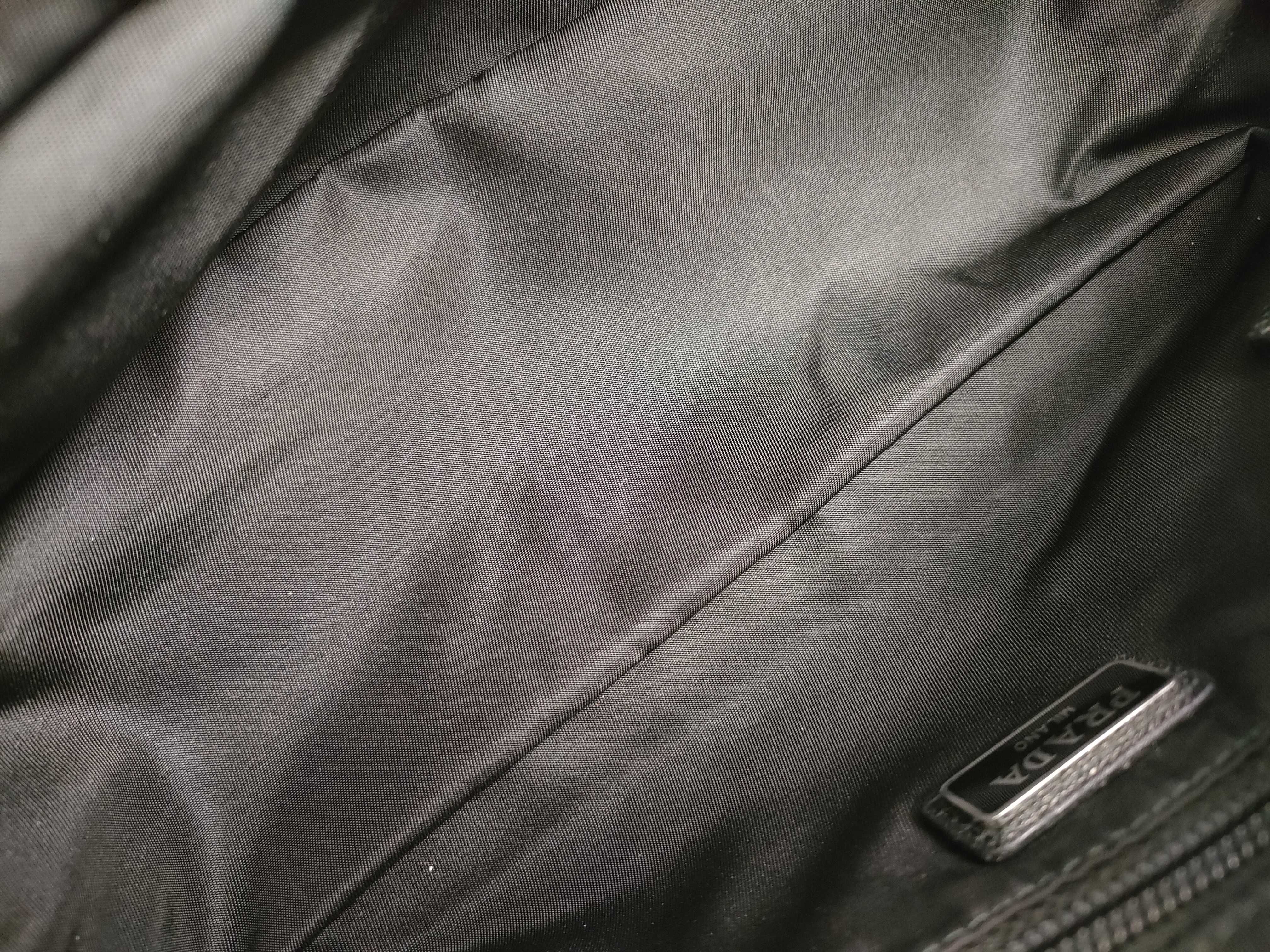 Saffiano RE-NYLON Travel Pouch Black Pouch — view 10