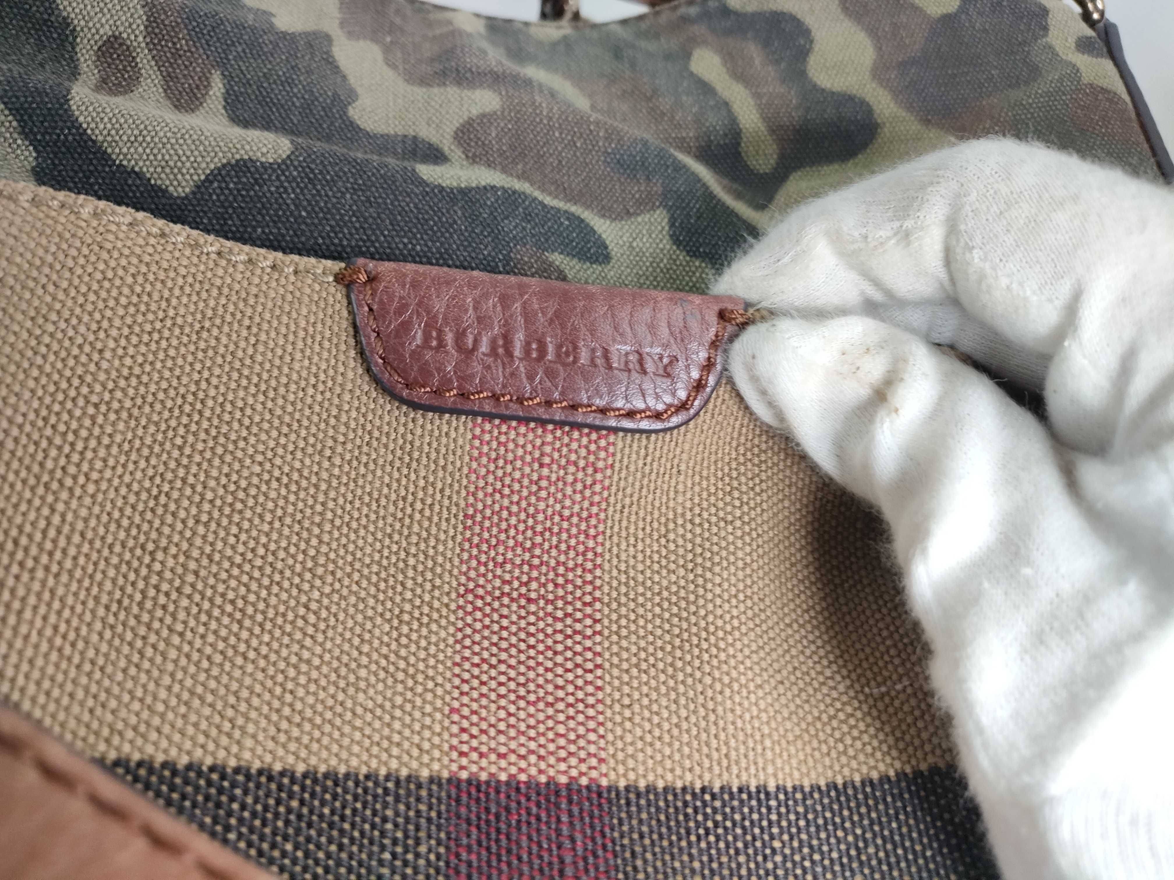 Check Shoulder Drawstring Bag — view 12