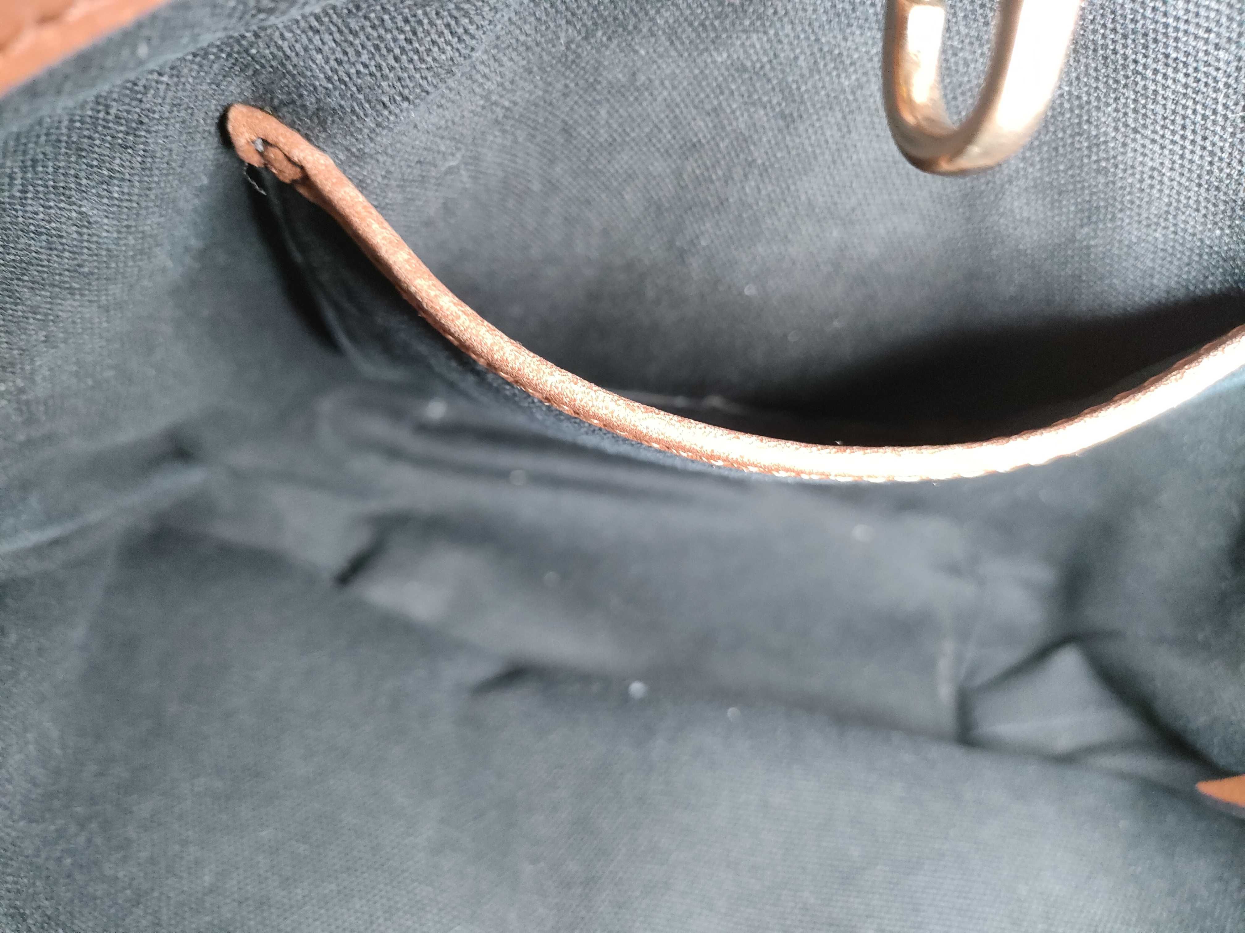 Check Shoulder Drawstring Bag — view 10