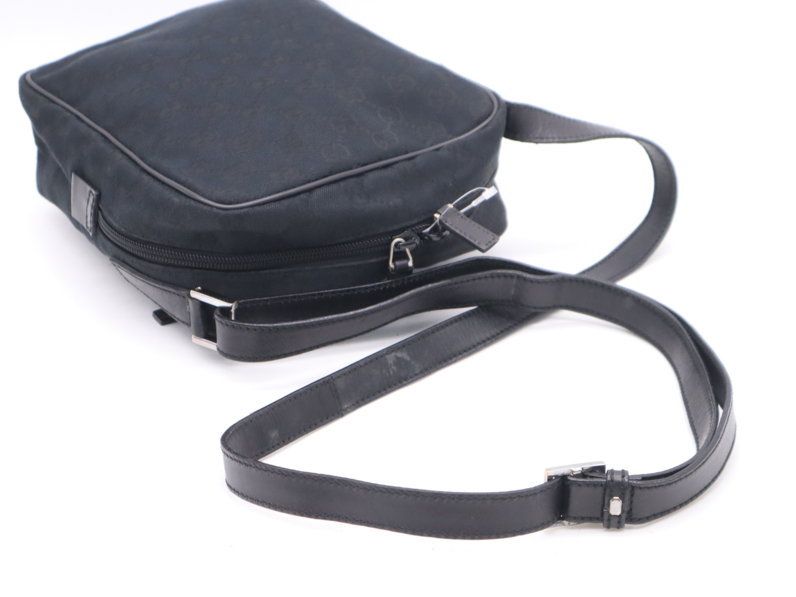 Shoulder bag with dust bag, black — view 6