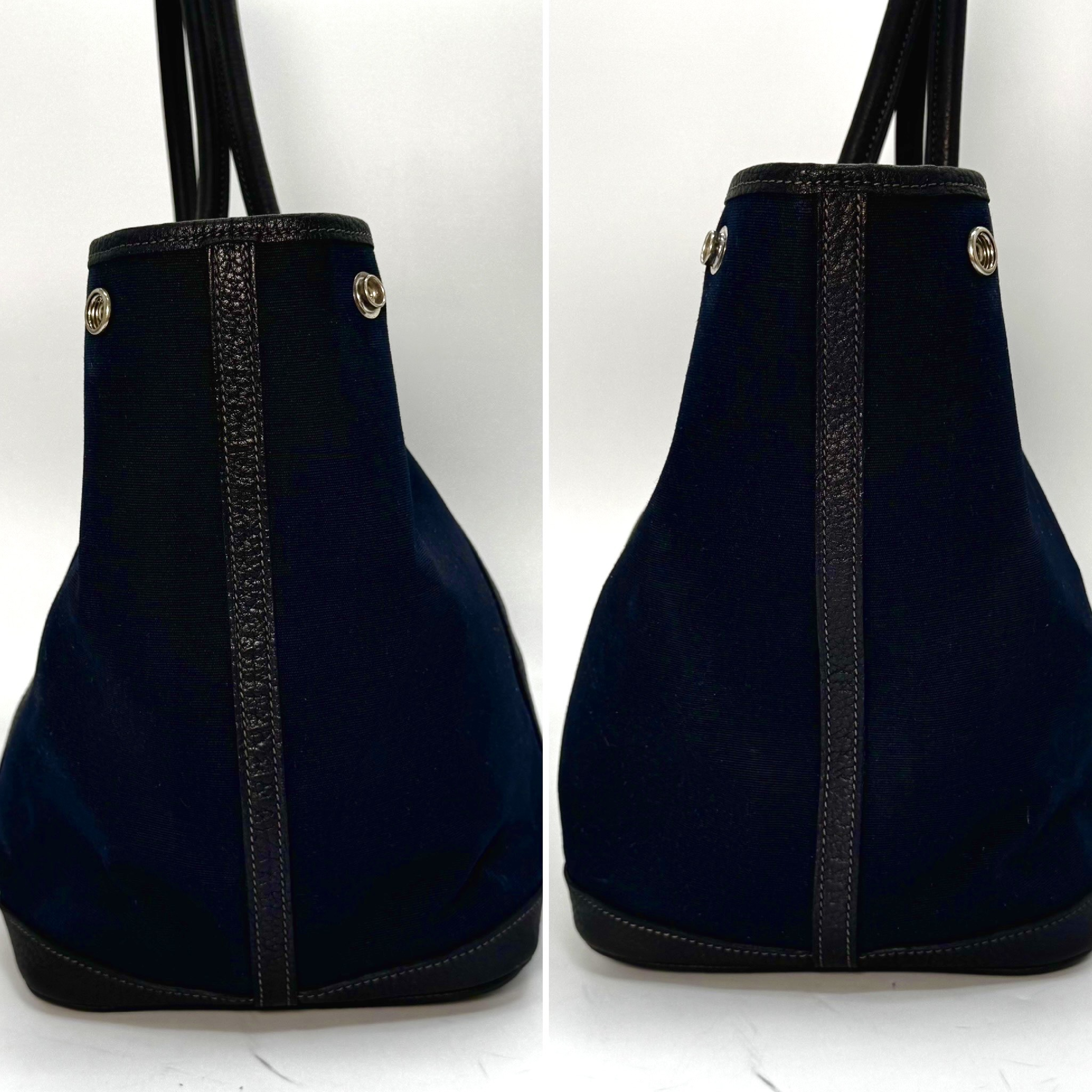 Garden Party Toile Officier Black Tote Bag — view 8