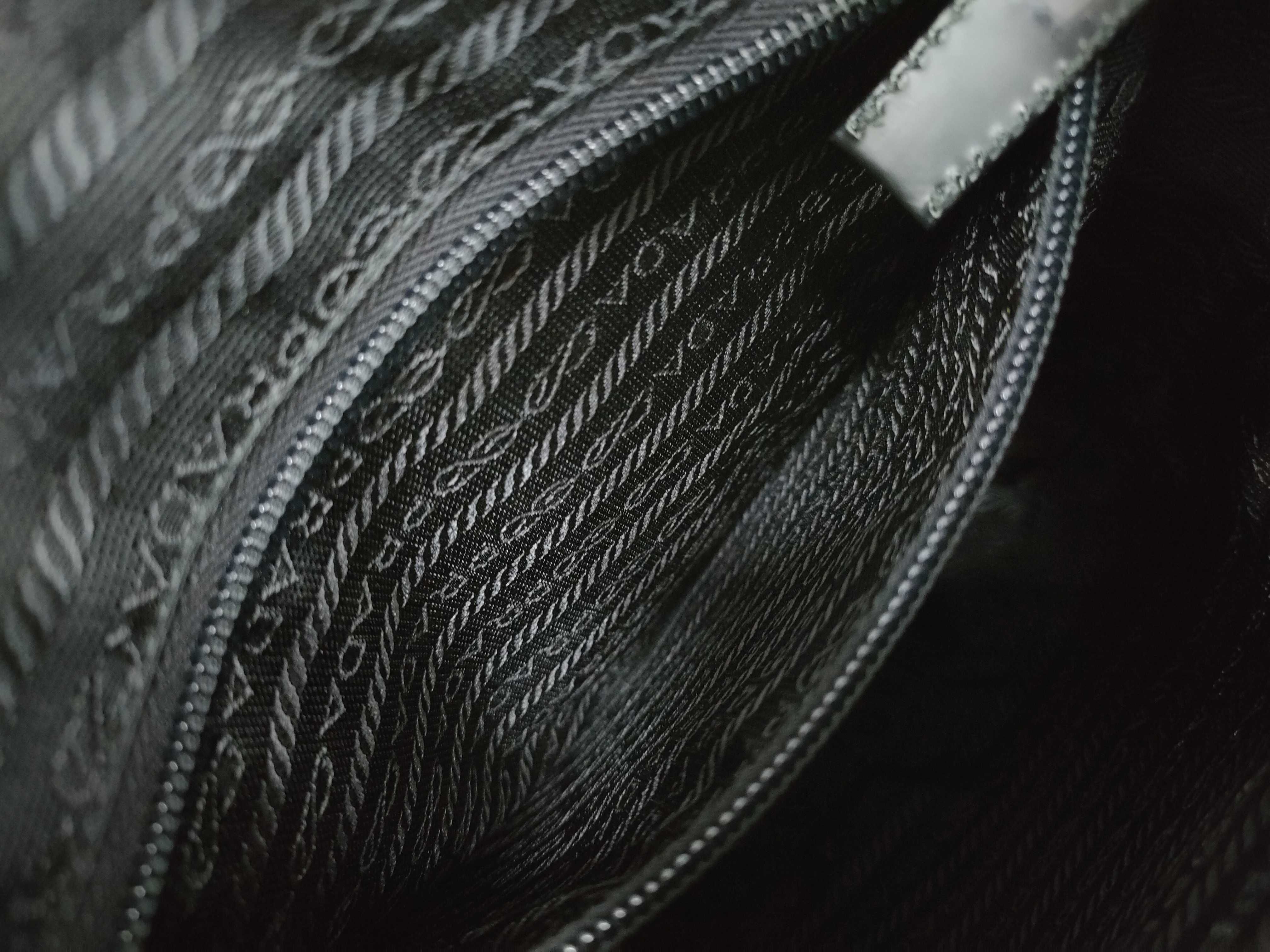 Nylon Prada Shoulder Bag Messenger Nylon Triangle Logo Shoulder Bag — view 12