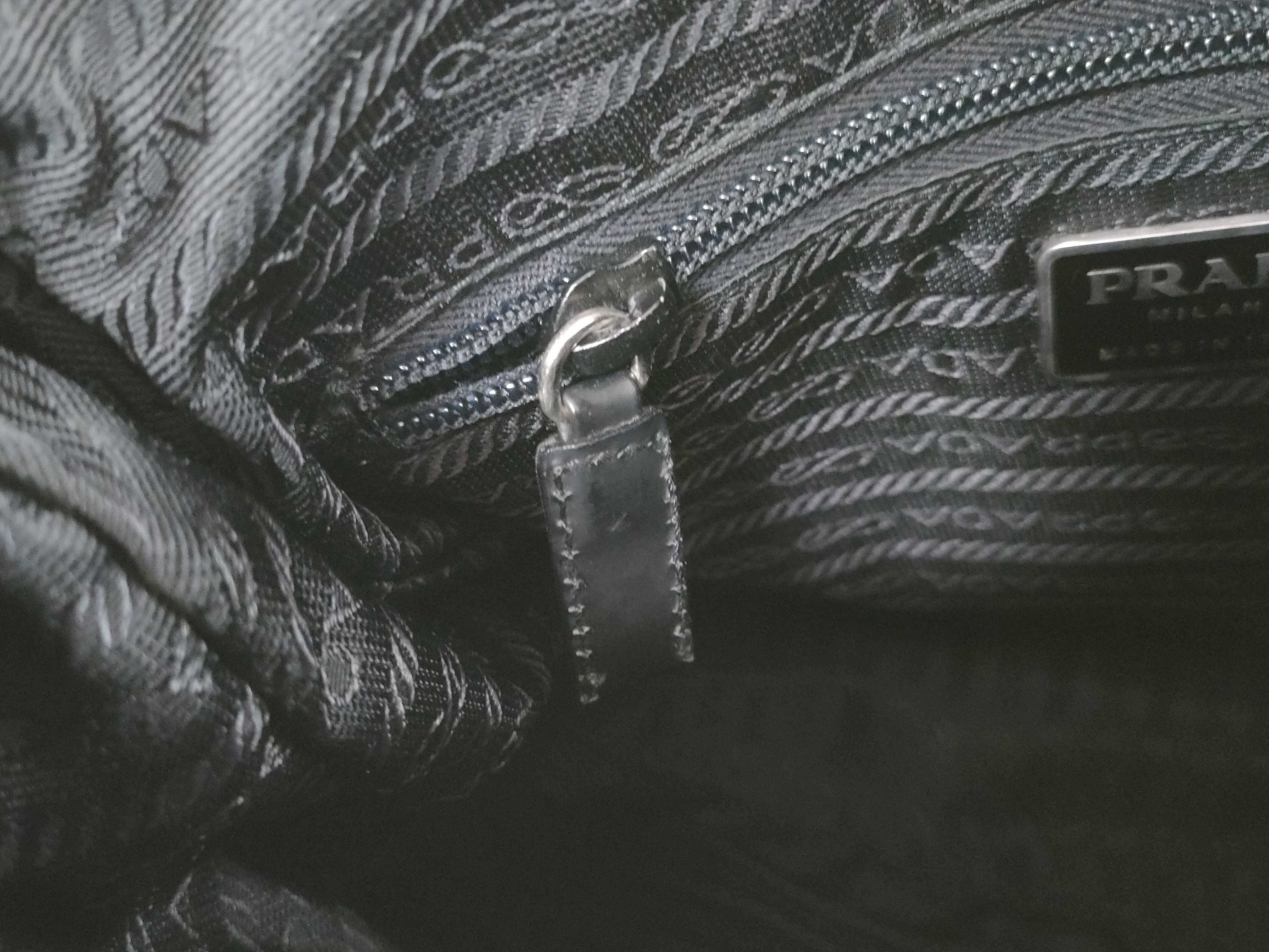 Nylon Prada Shoulder Bag Messenger Nylon Triangle Logo Shoulder Bag — view 13