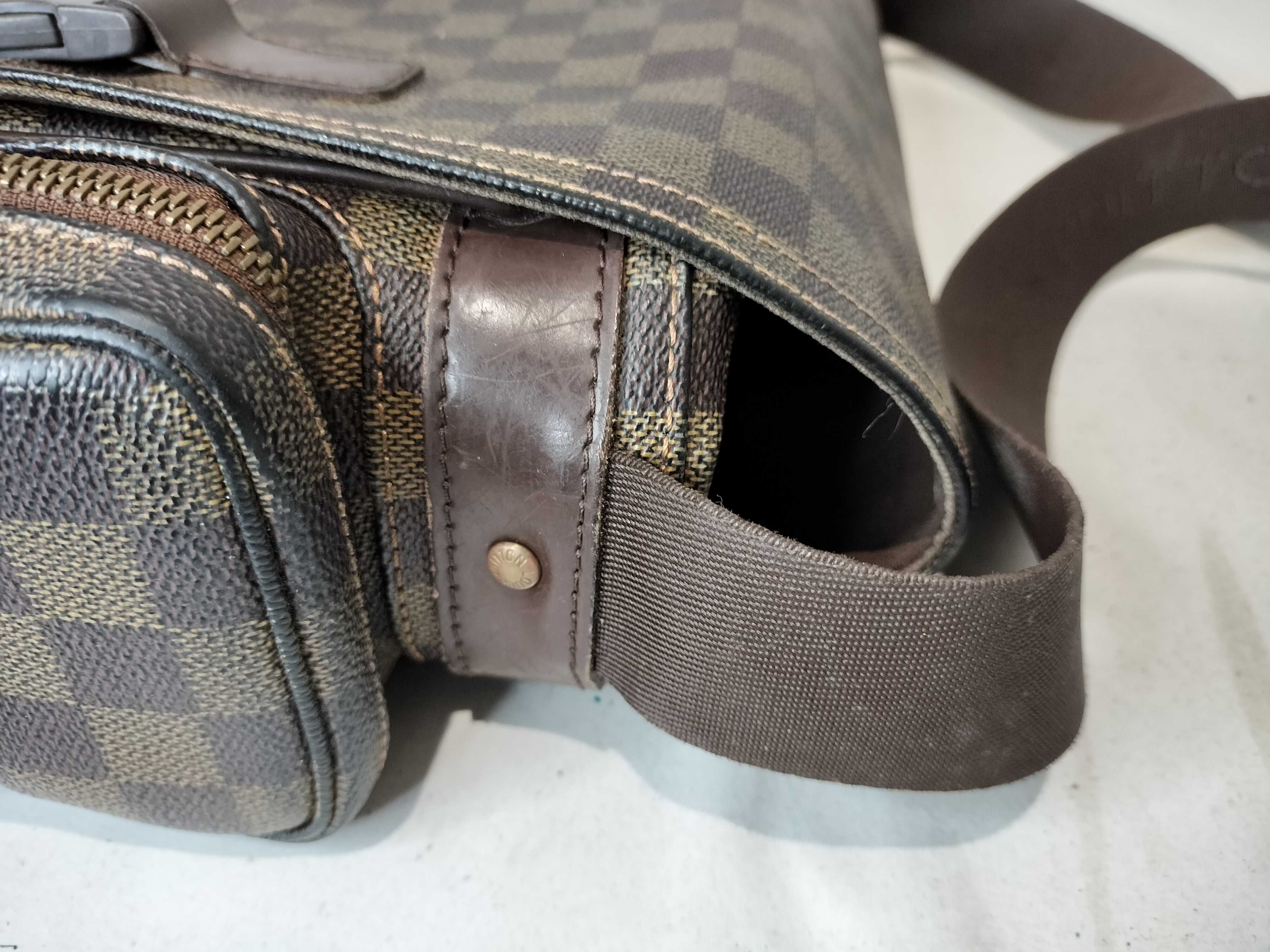 Damier N51126 Reporter Melville / Boston Backpack. Significant surface discoloration. Shoulder bag also available. — view 5