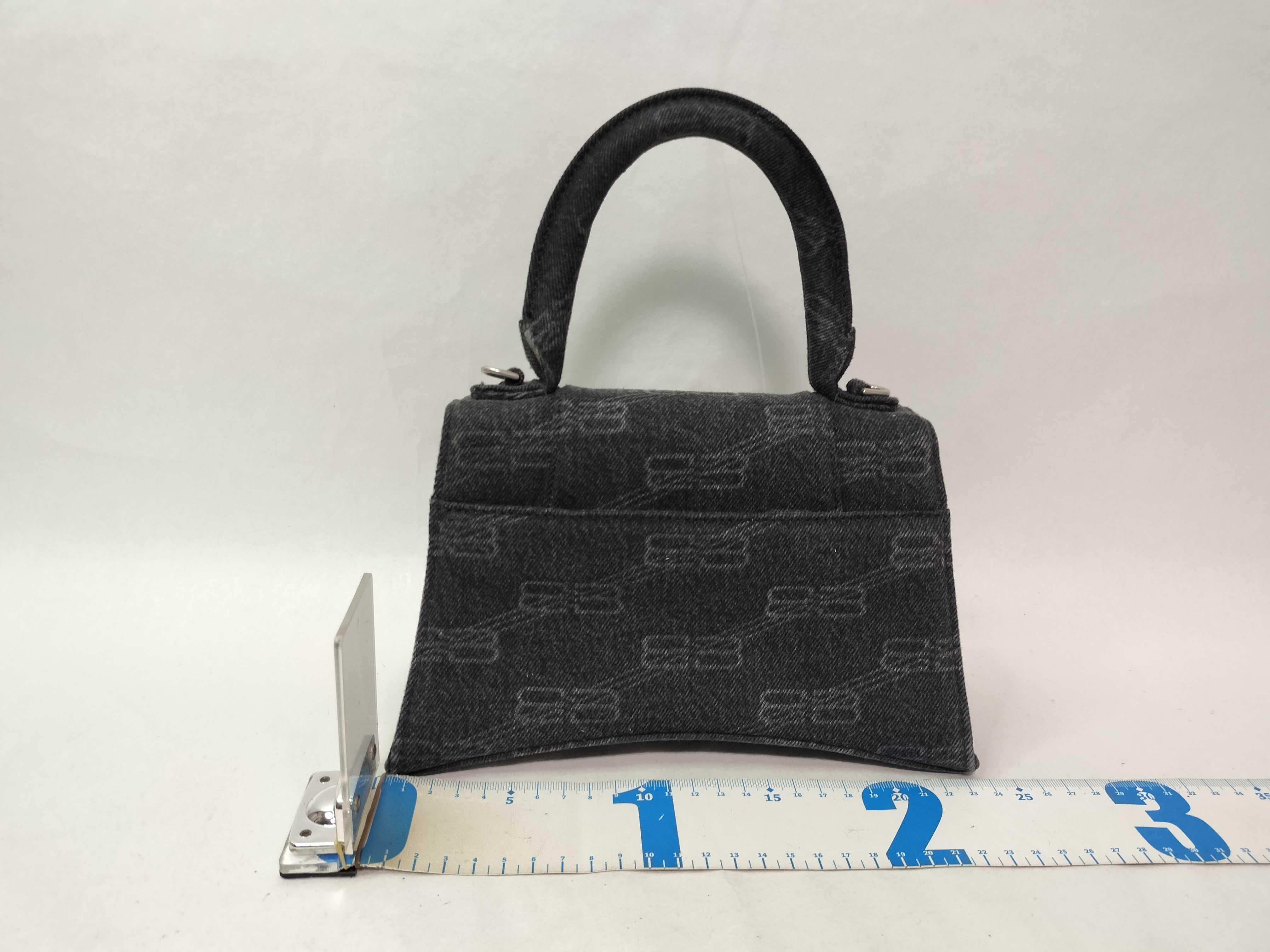 BAG 593546 HOURGLASS 2WAY SMALL BLACK NO STRAP Handbag — view 2