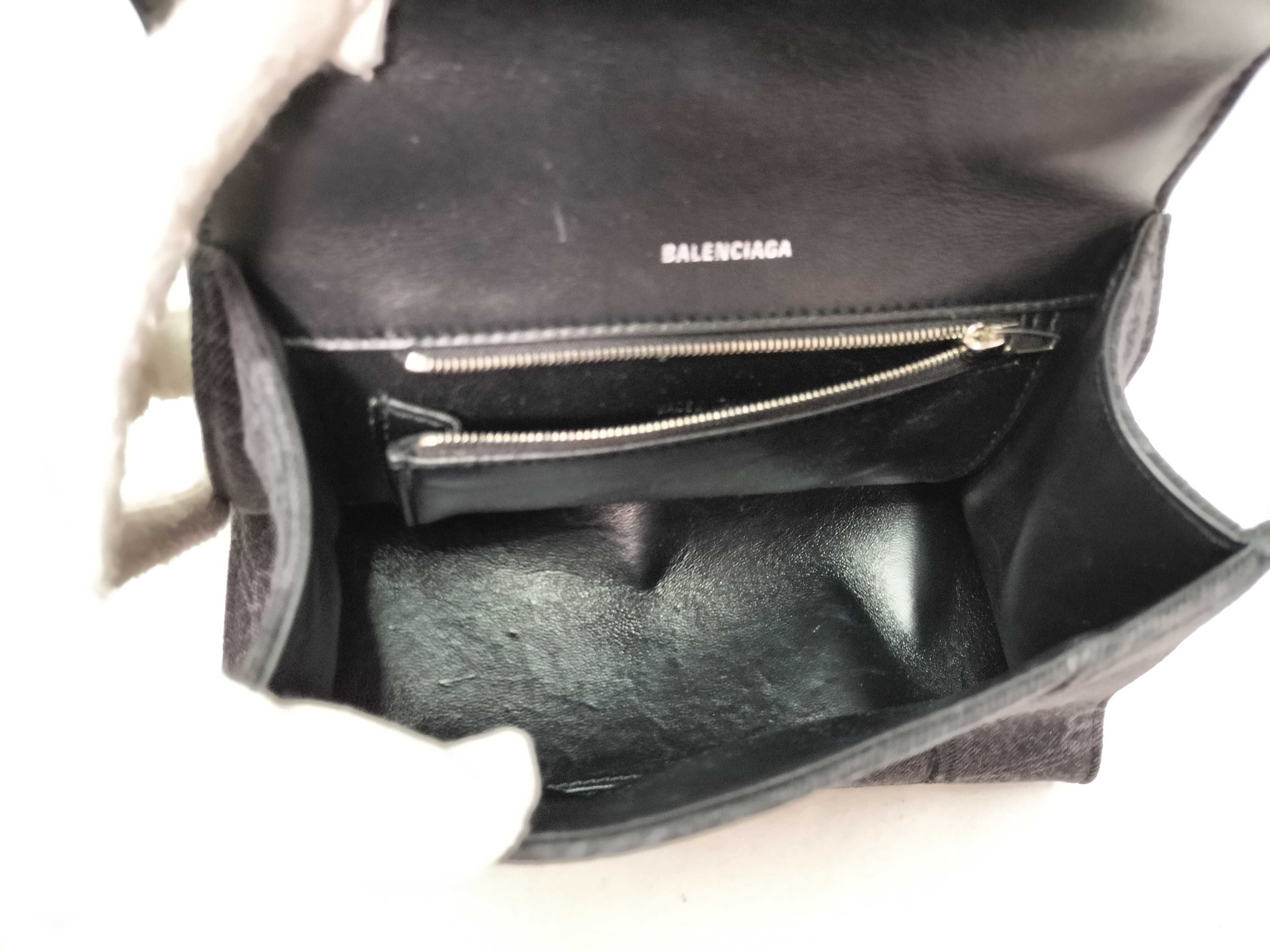BAG 593546 HOURGLASS 2WAY SMALL BLACK NO STRAP Handbag — view 14