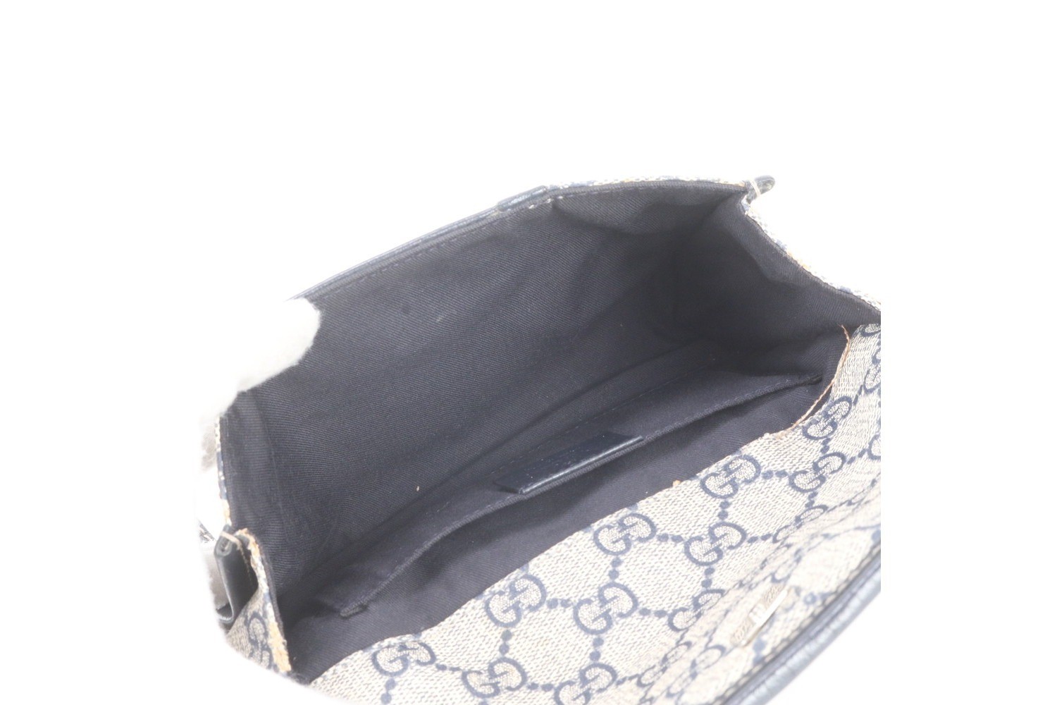 GG Supreme Sherry Line 152597 Leather 2-Way Body Bag — view 8