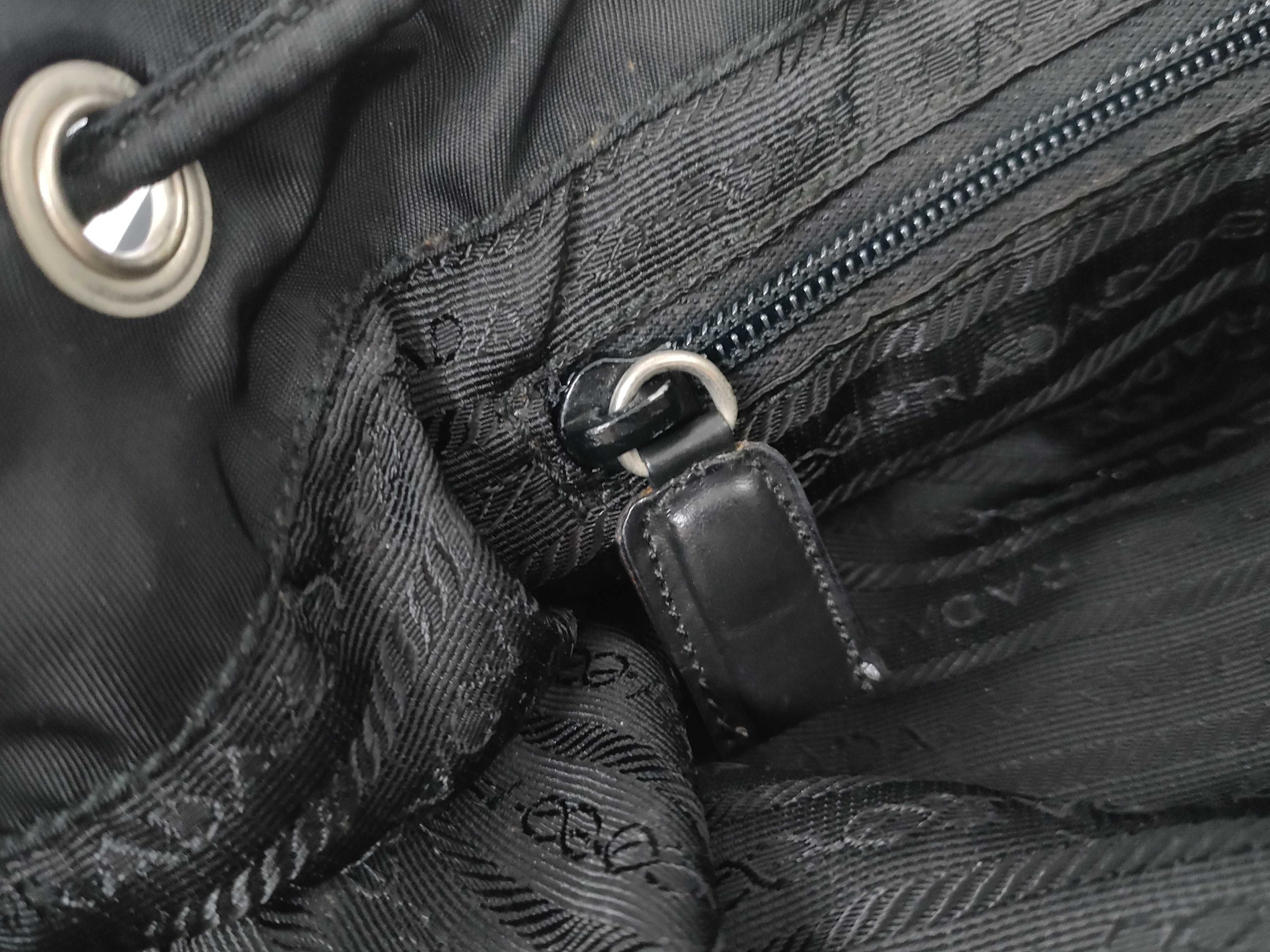 nylon Prada backpack nylon triangle logo rucksack — view 11