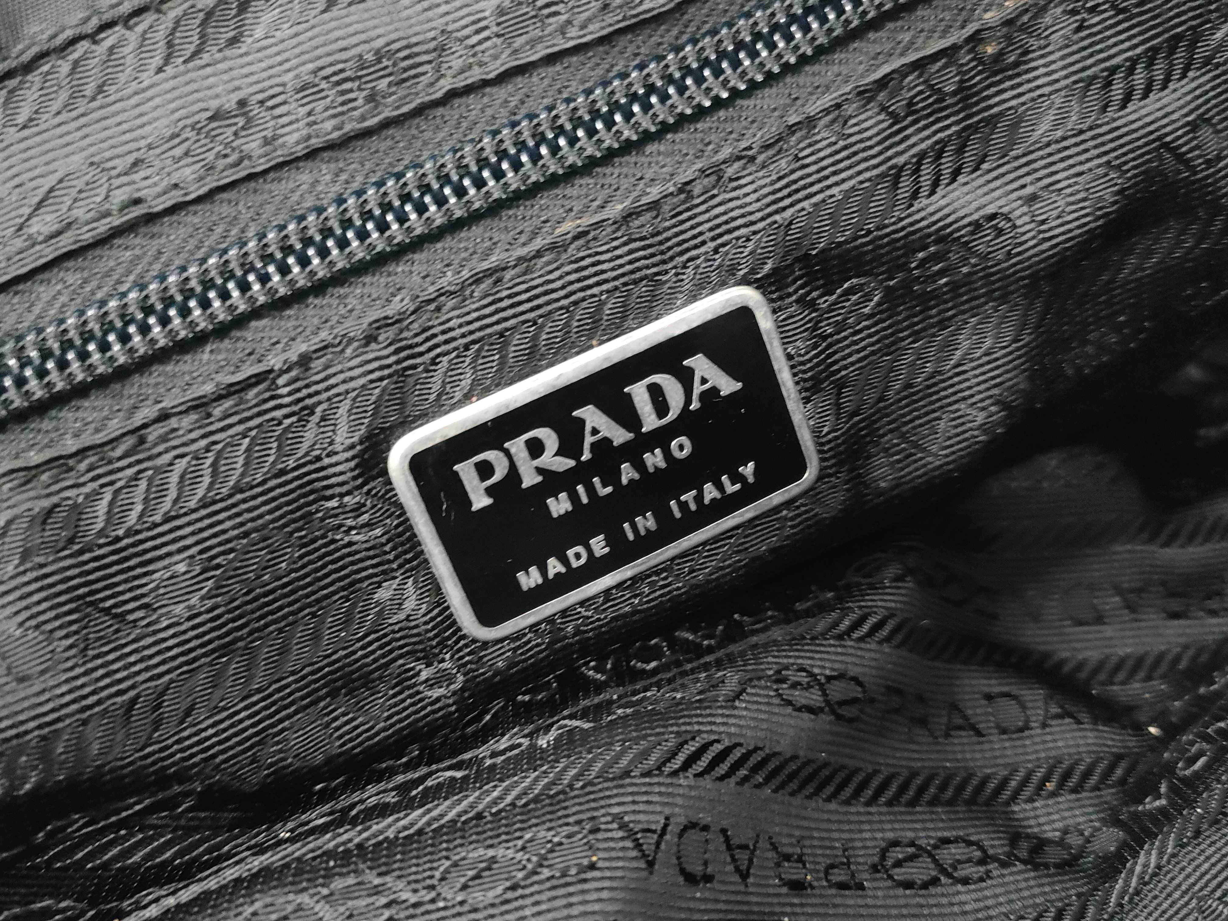 nylon Prada backpack nylon triangle logo rucksack — view 12