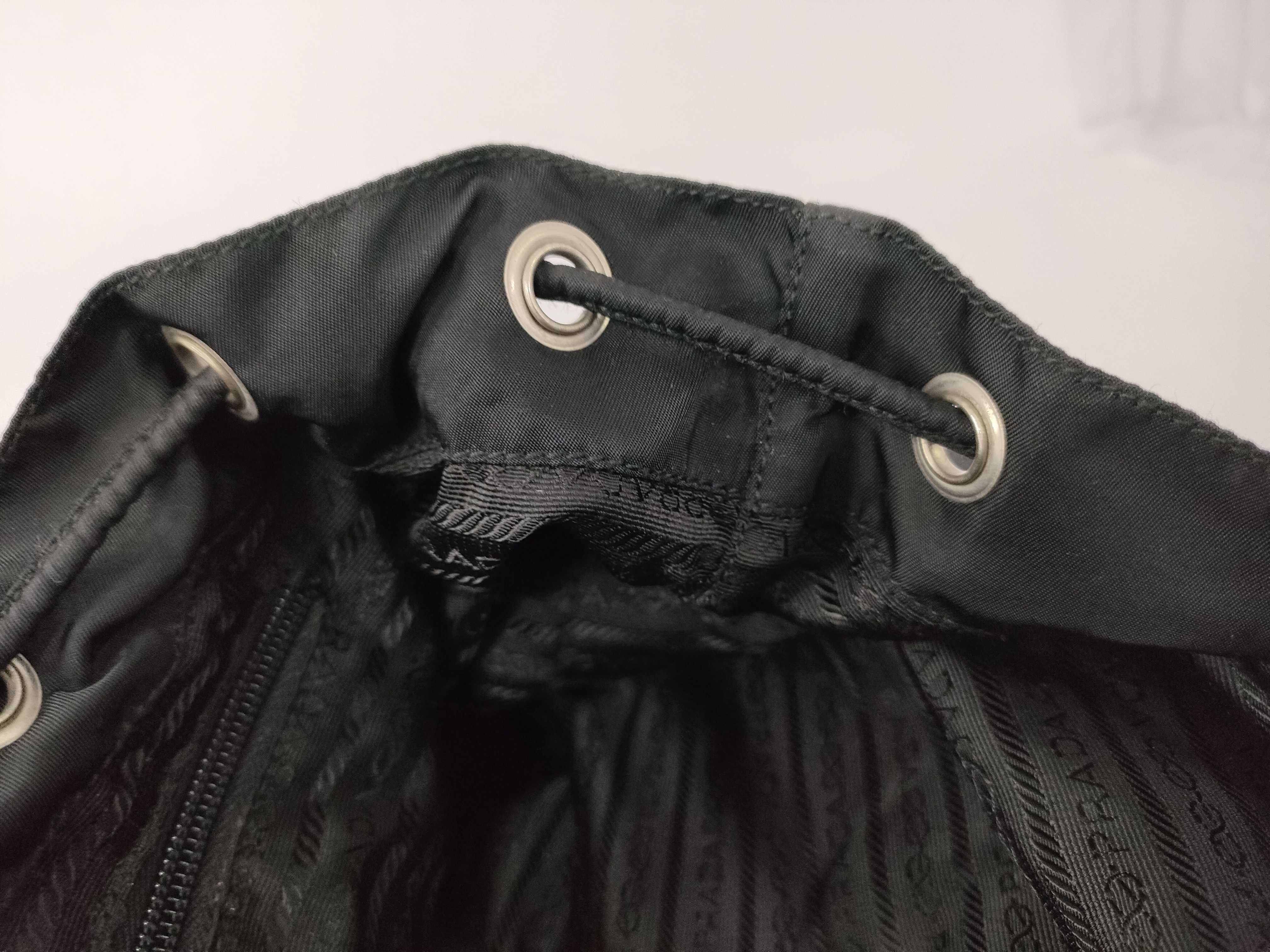 nylon Prada backpack nylon triangle logo rucksack — view 13