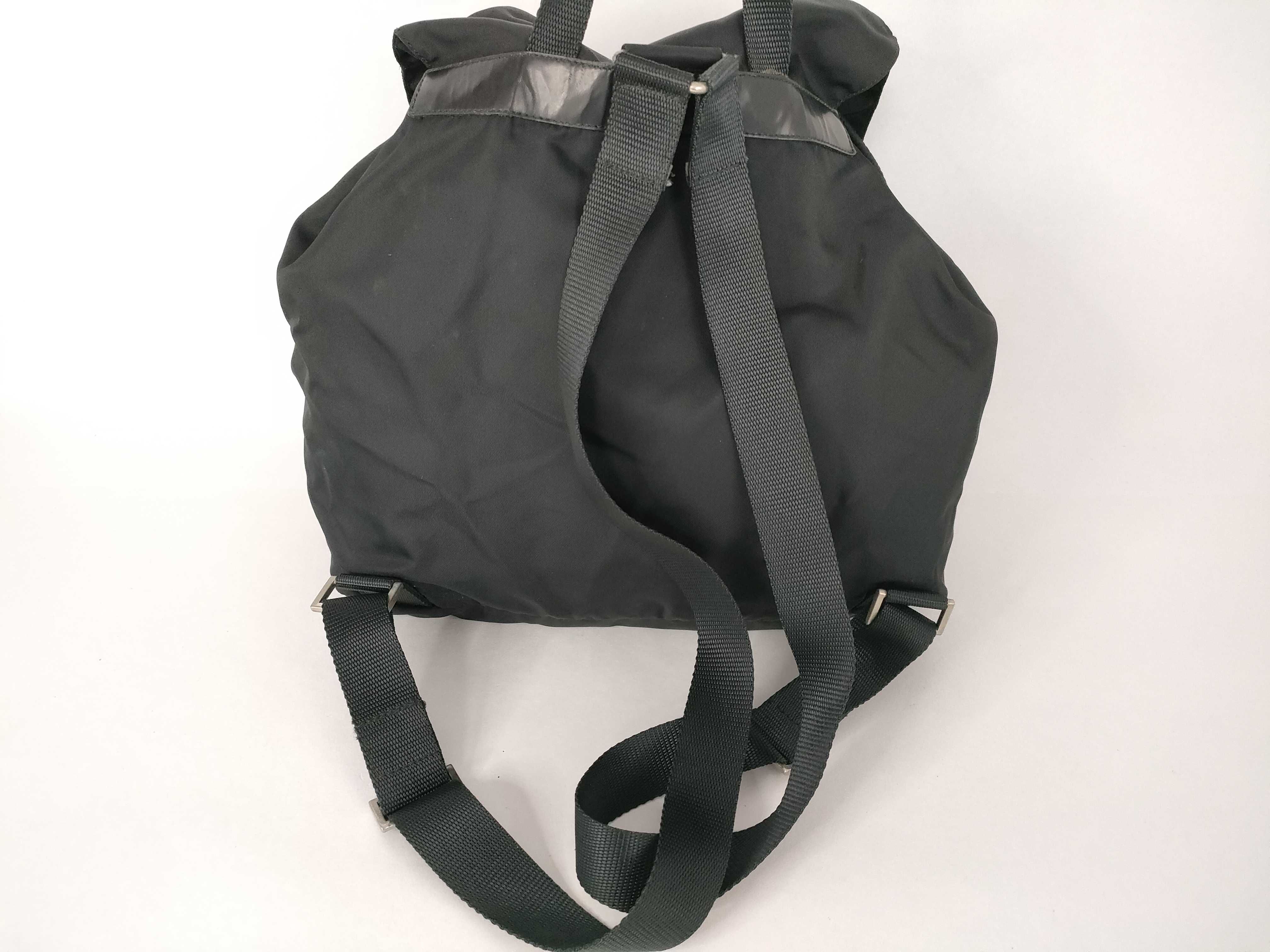 nylon Prada backpack nylon triangle logo rucksack — view 3