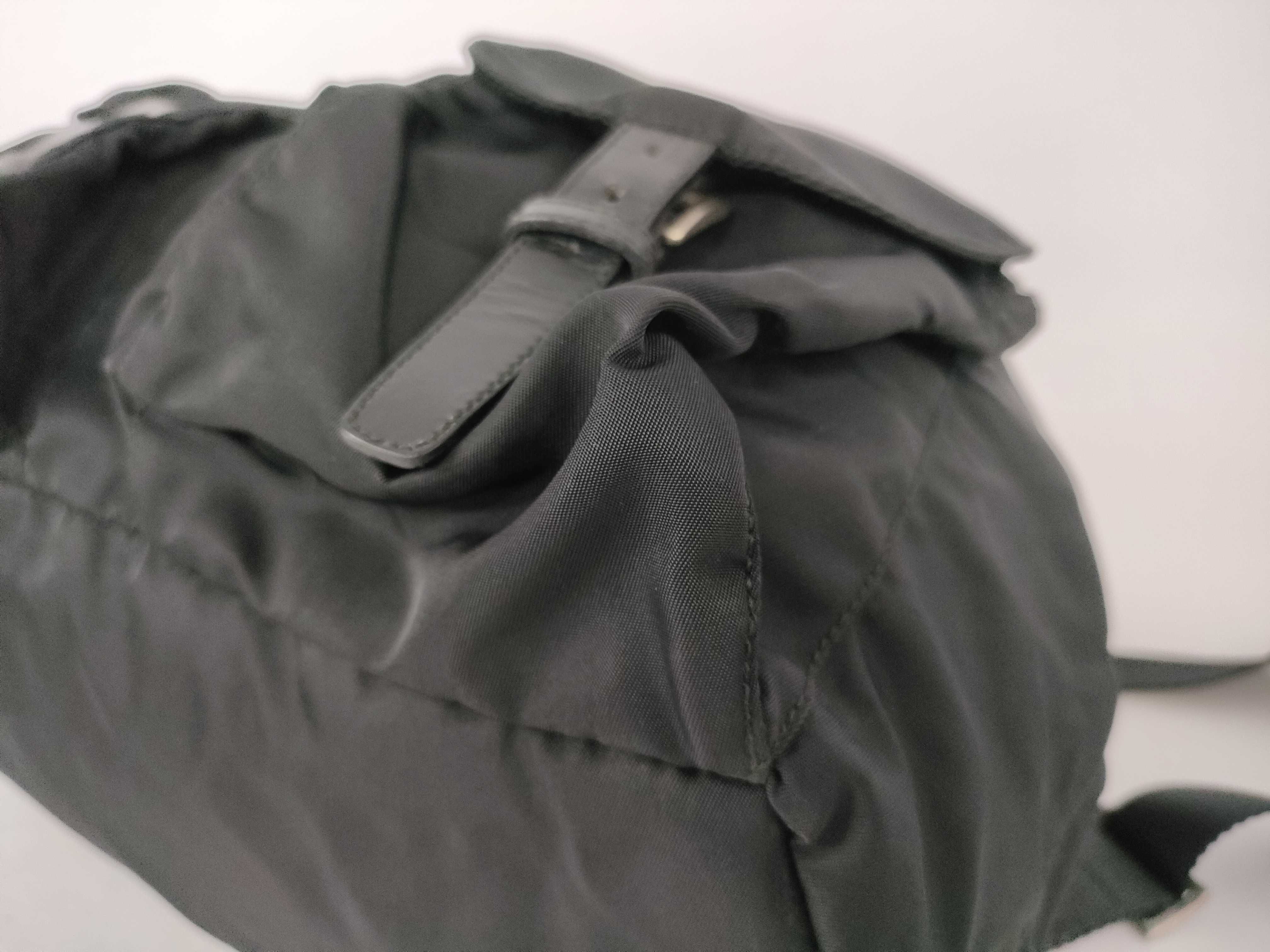 nylon Prada backpack nylon triangle logo rucksack — view 6