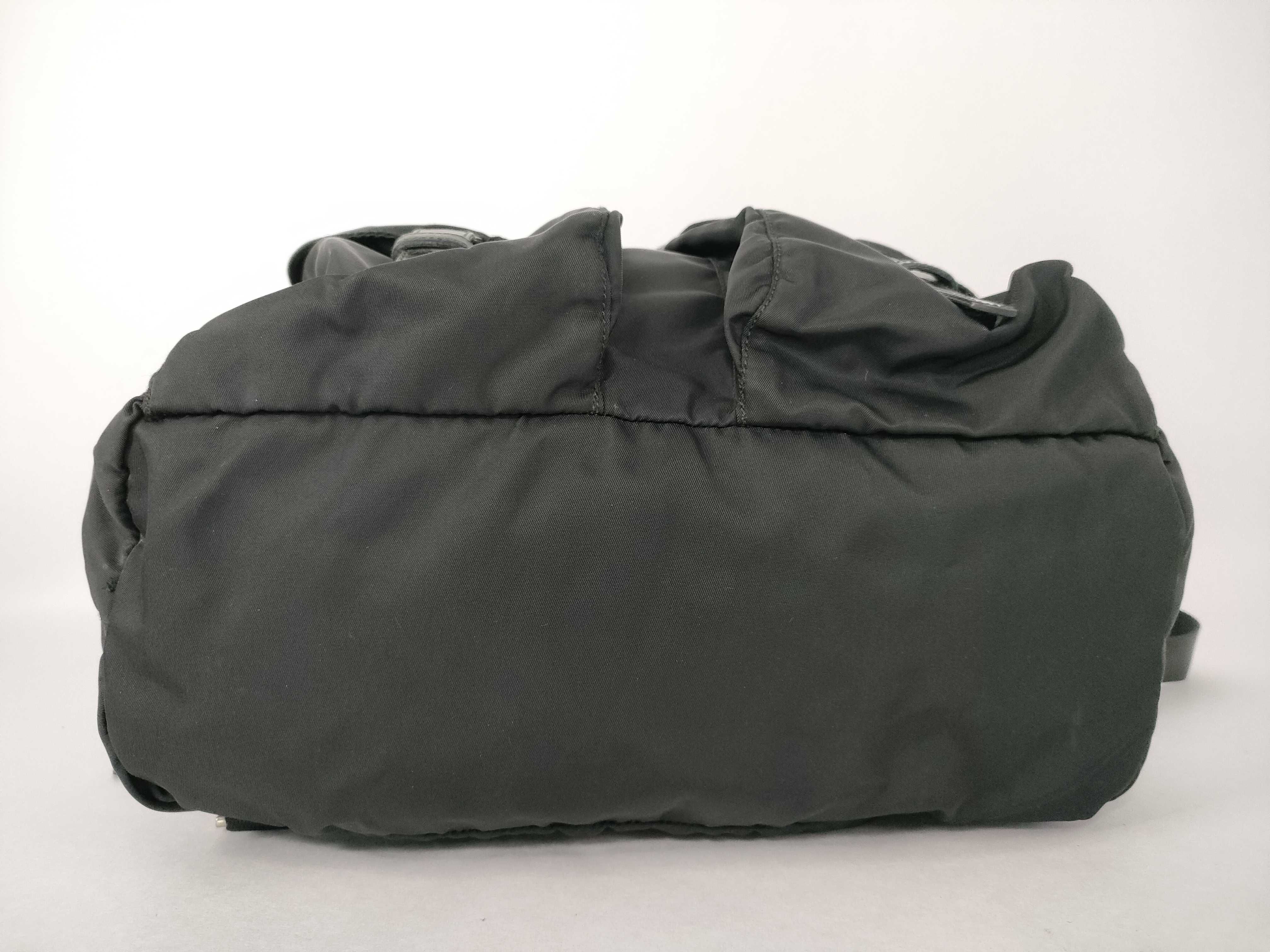 nylon Prada backpack nylon triangle logo rucksack — view 7