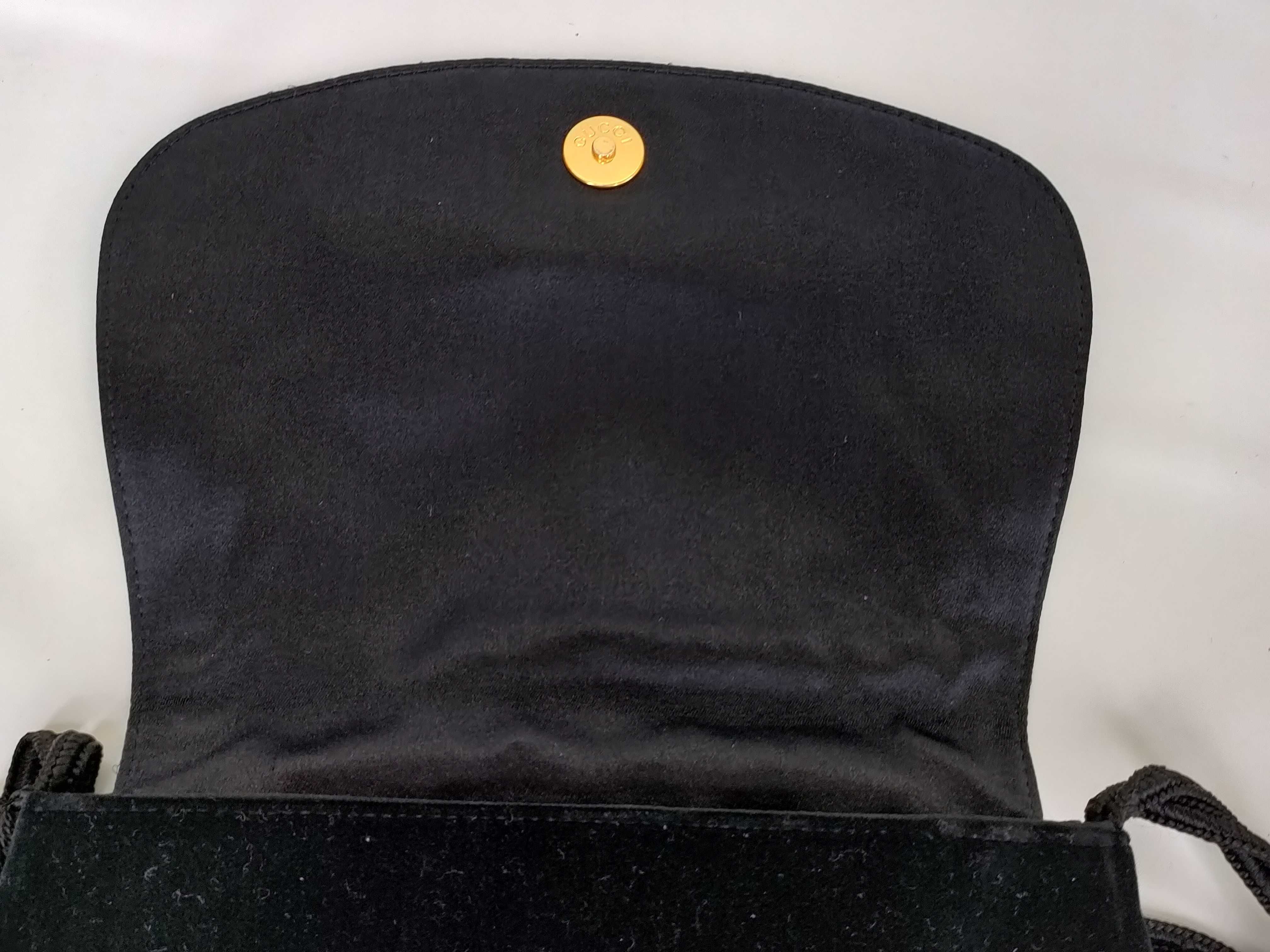 Horsebit Satin Rhinestone Shoulder Bag — view 8