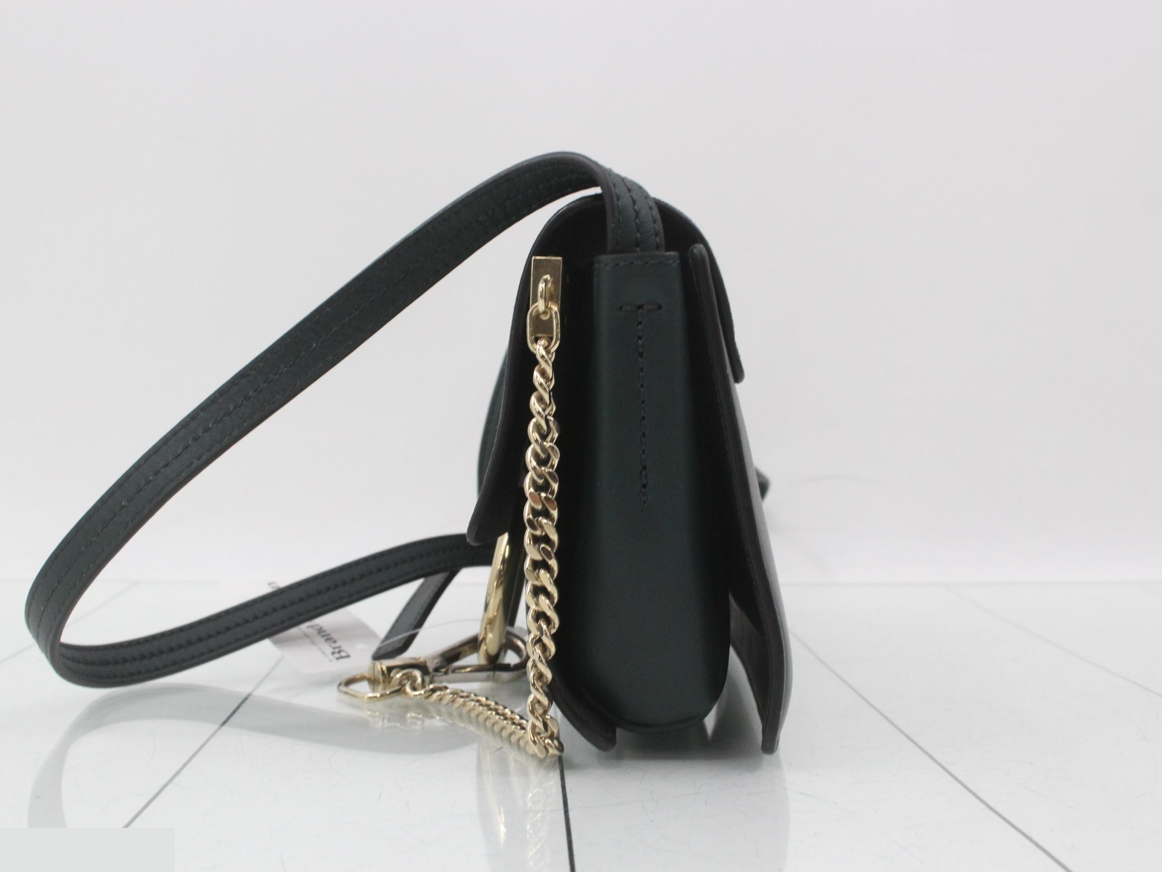 Faye Shoulder Bag, Suede, Green — view 3