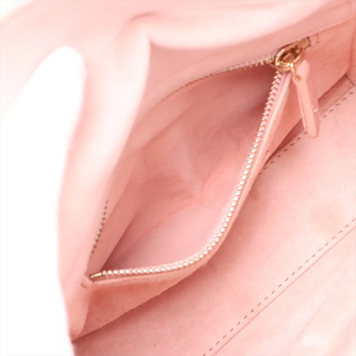 Cannage Lady Dior Mini Velor 2WAY Handbag Pink — view 9