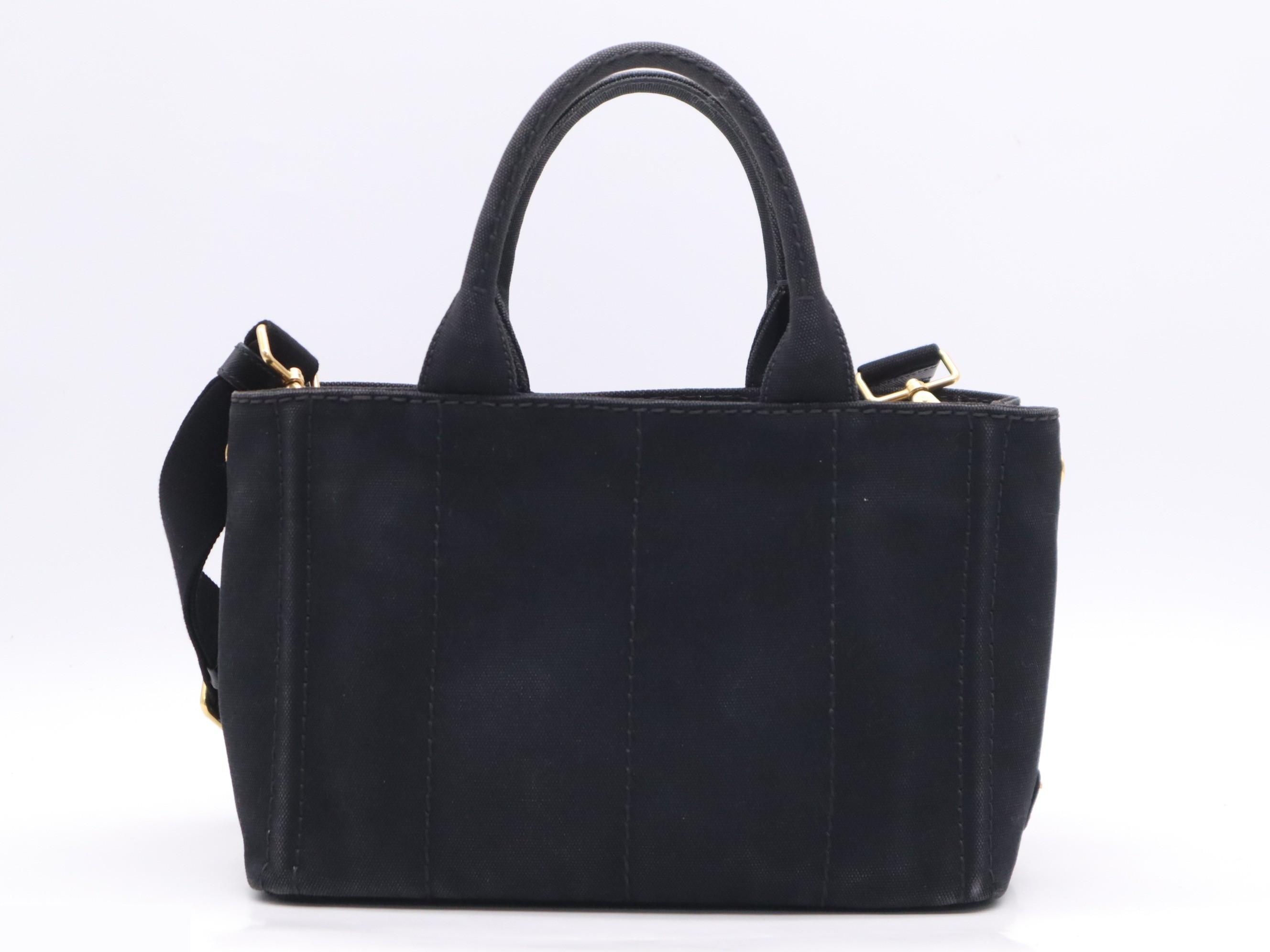 Canapa Tote Bag, with Shoulder Strap and Guarantee Card, Black — view 2