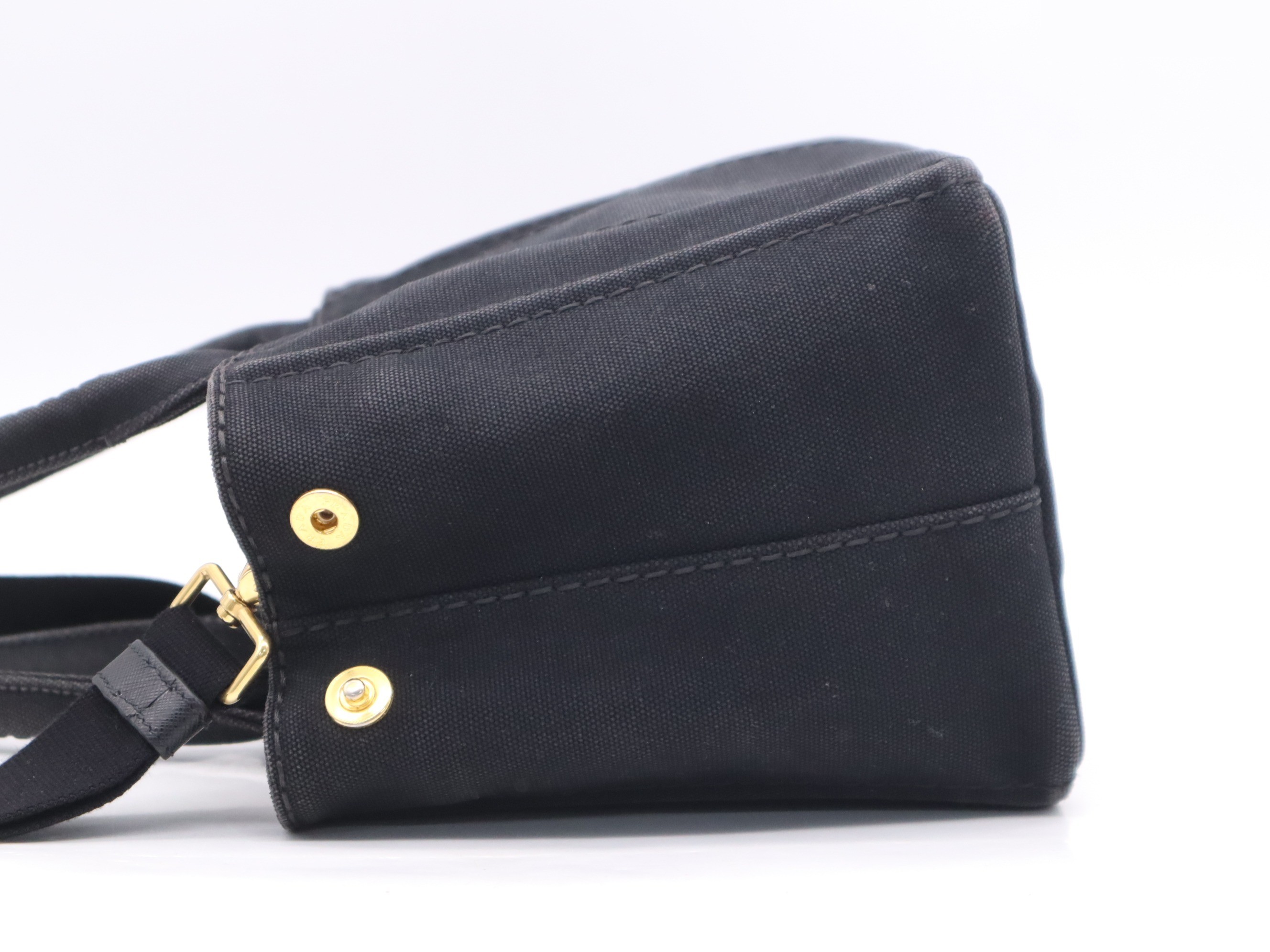 Canapa Tote Bag, with Shoulder Strap and Guarantee Card, Black — view 3