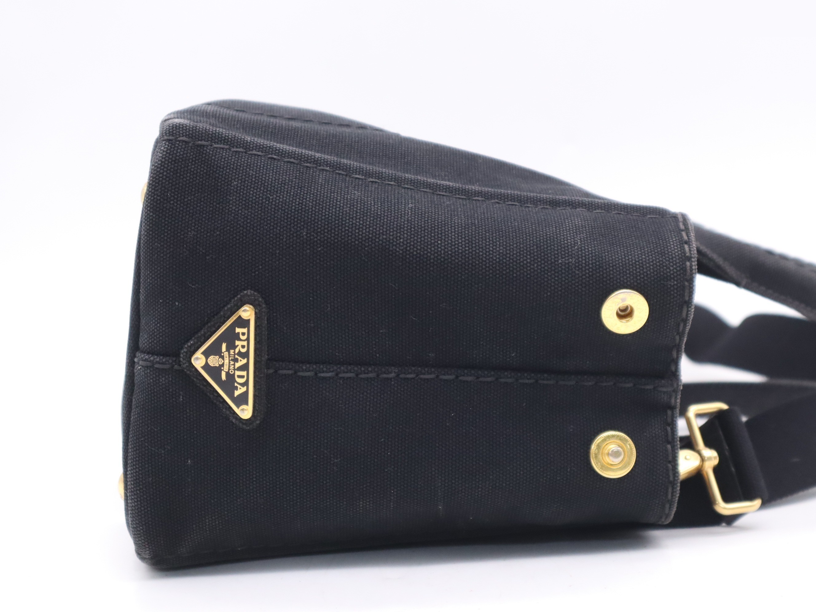 Canapa Tote Bag, with Shoulder Strap and Guarantee Card, Black — view 5