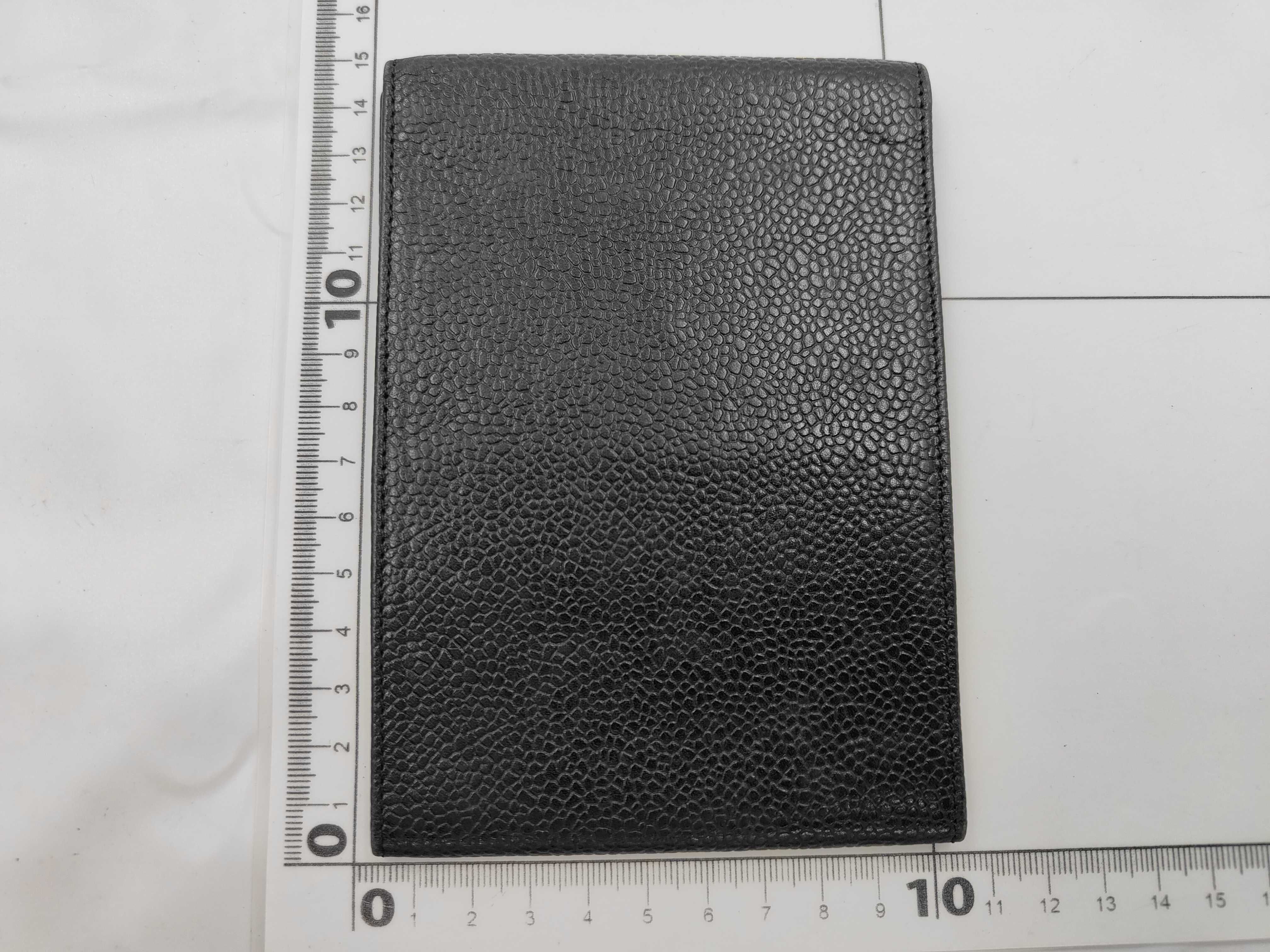 Traveler's Check Caviar Skin Card Case — view 2