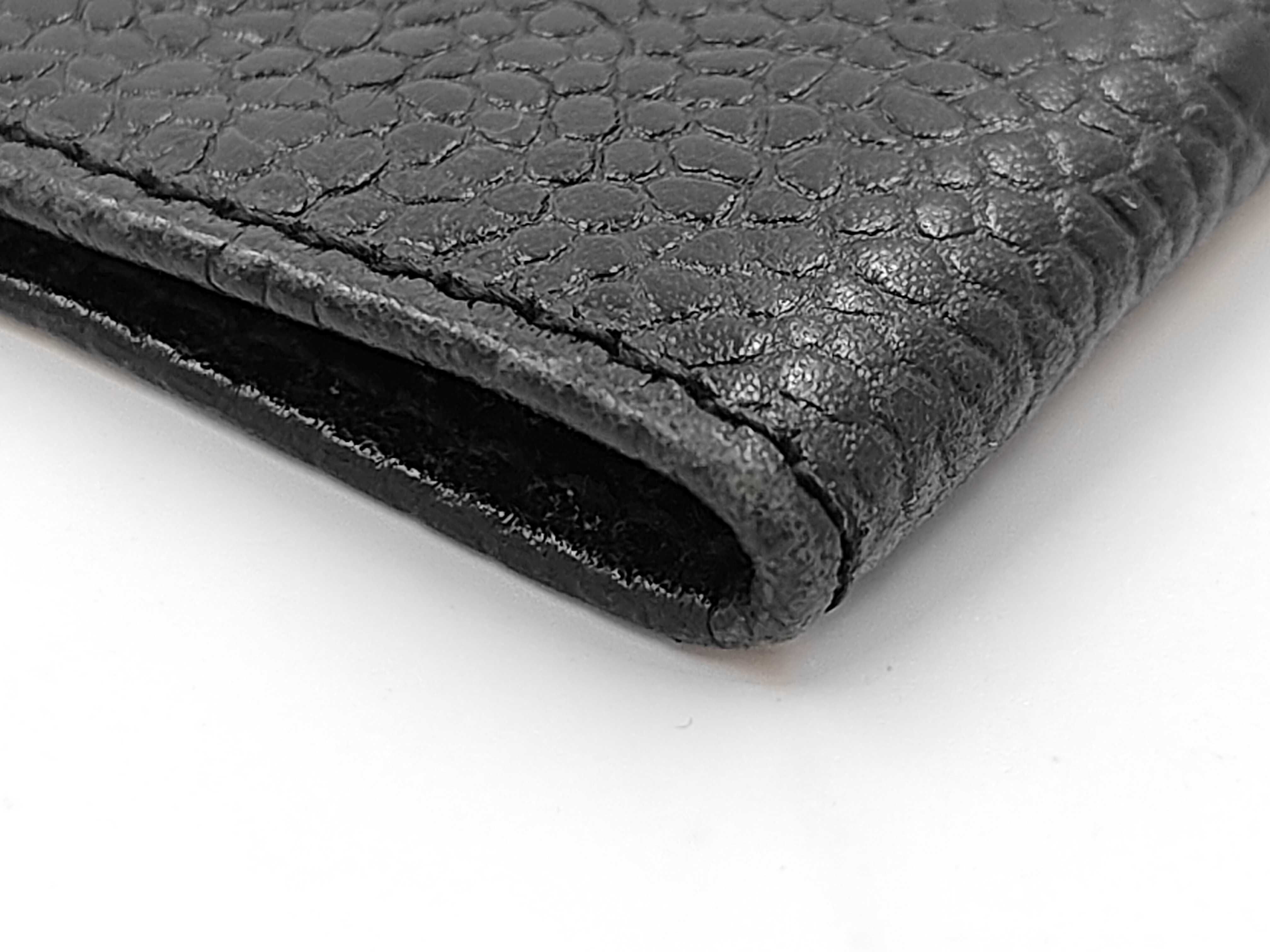 Traveler's Check Caviar Skin Card Case — view 4